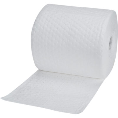 Rouleaux absorbants en fibres fines de calibre industriel, Lourd, 150' lo x 15" la, Absorption 35 gal.
