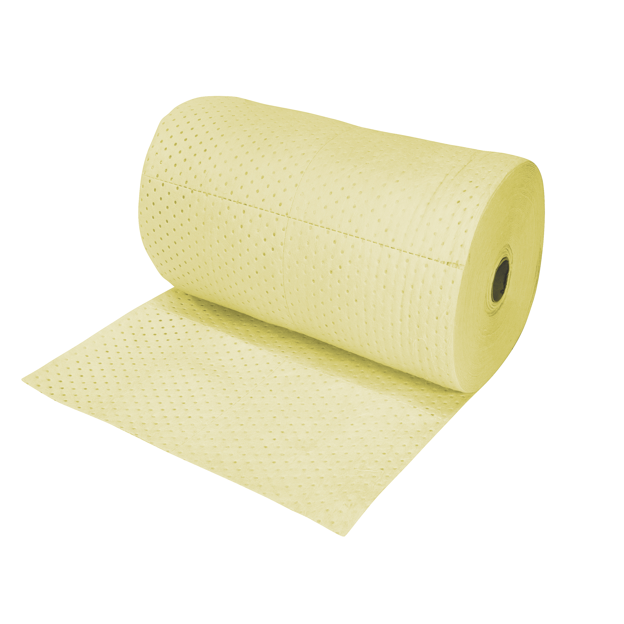 Rouleaux absorbants en fibres fines de calibre industriel, Lourd, 150' lo x 30" la, Absorption 70 gal.