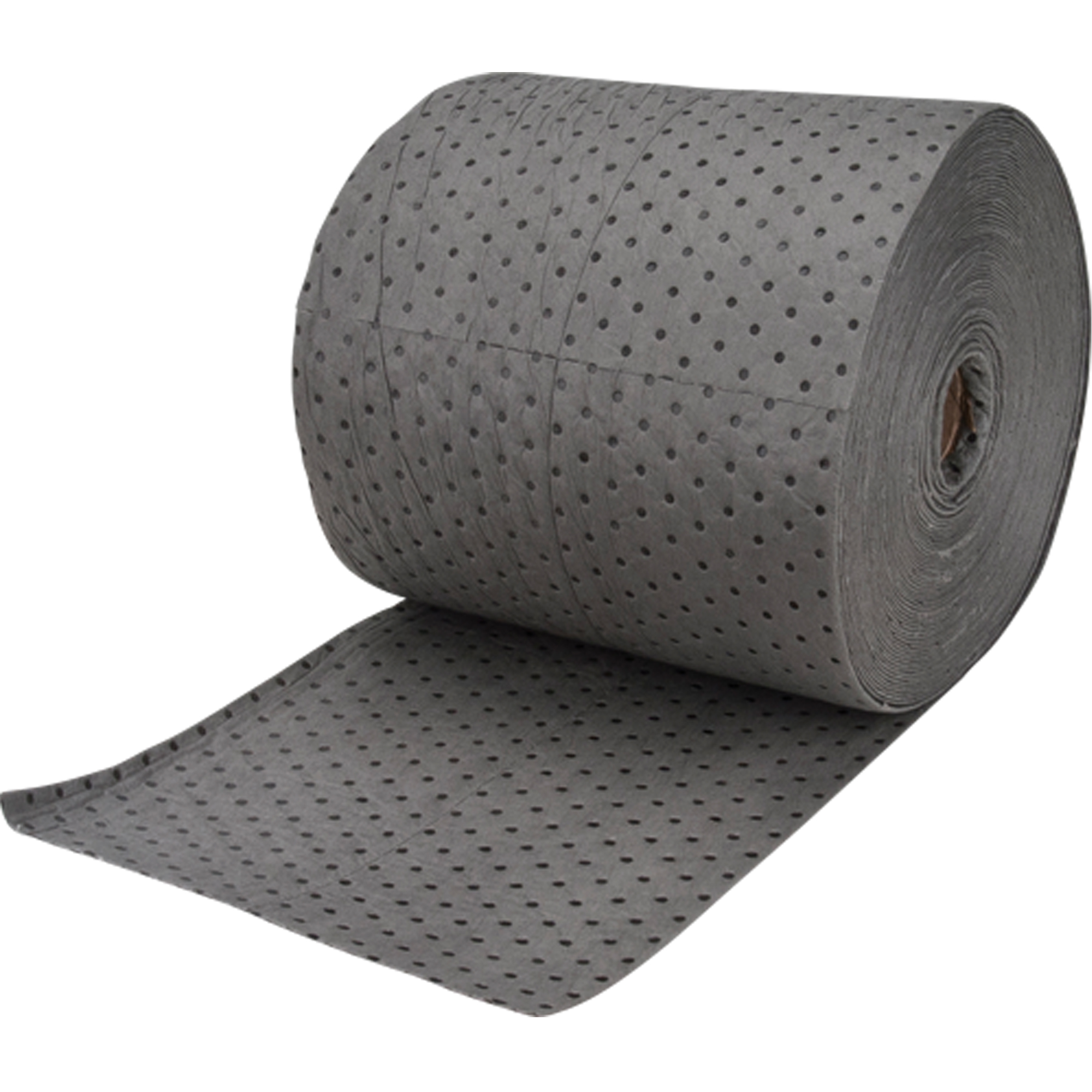 Rouleaux absorbants en fibres fines de calibre industriel, Poids moyen, 150' lo x 15" la, Absorption 25 gal.