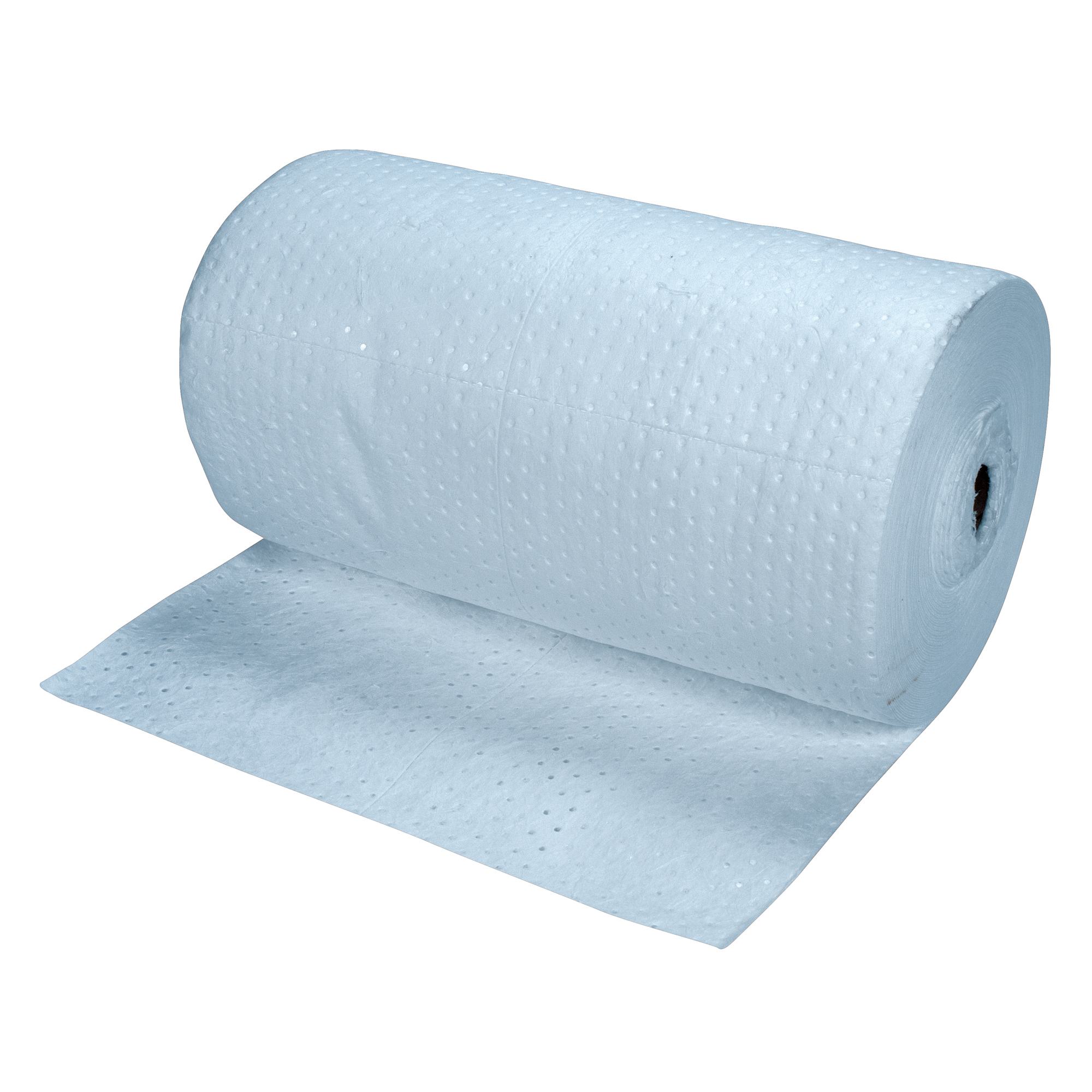 Rouleaux absorbants liés bleus de première qualité, Léger, 150' lo x 30" la, Absorption 55 gal.