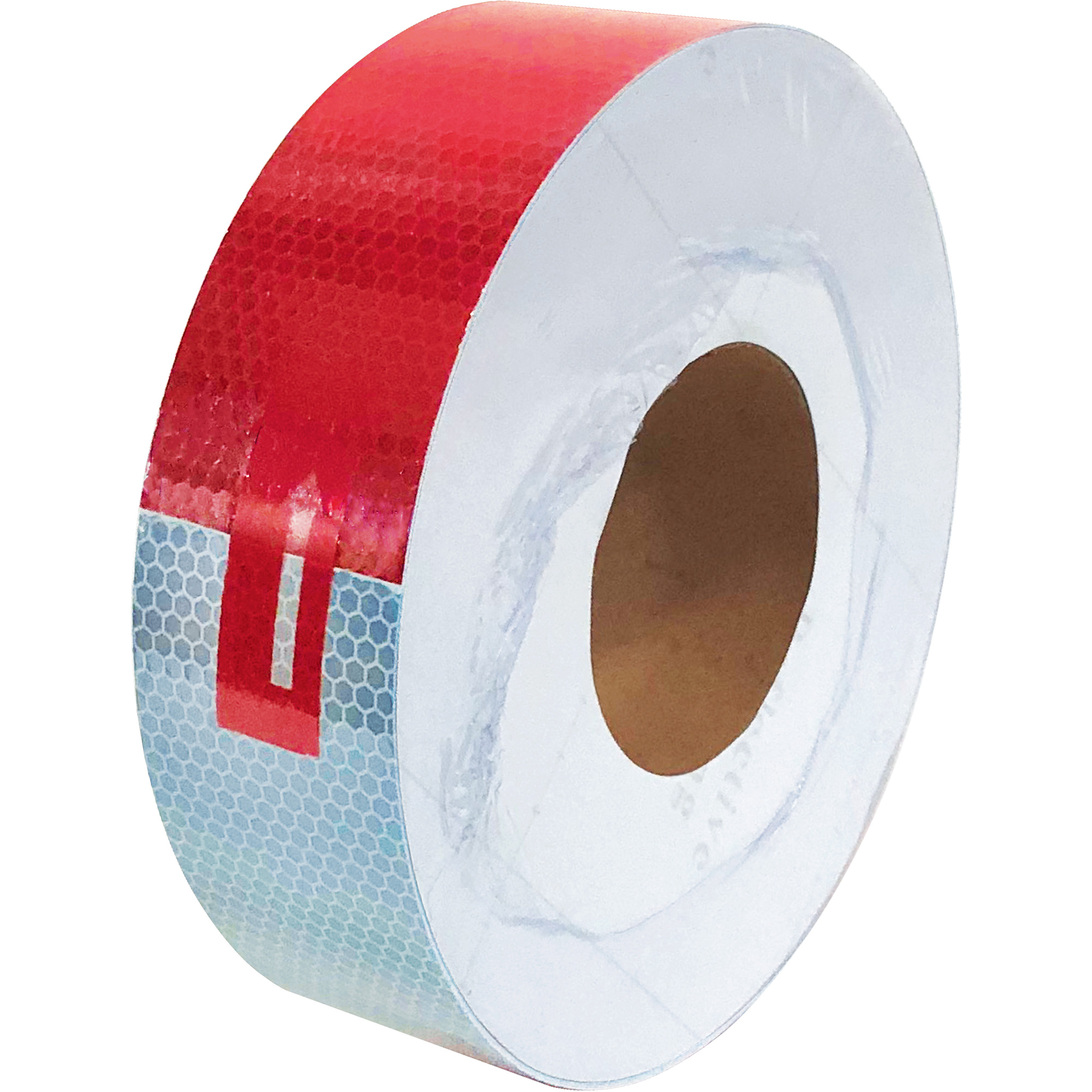 Ruban de marquage à grande visibilité, 2" la x 150' lo, Rouge & blanc