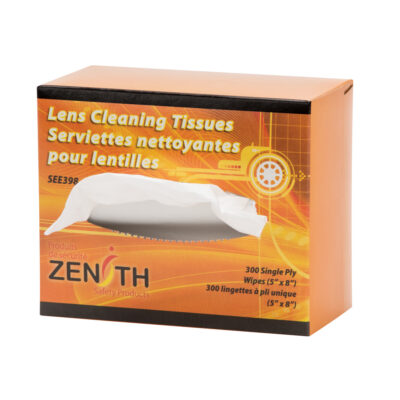 Serviettes nettoyantes pour lentilles, 5" x 8", 300 /pqt.