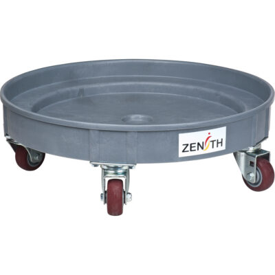 Socle roulant pour baril de confinement des fuites, 24,25" dia. X 7,625" h, Cap. de déversement 1,5 gal. US