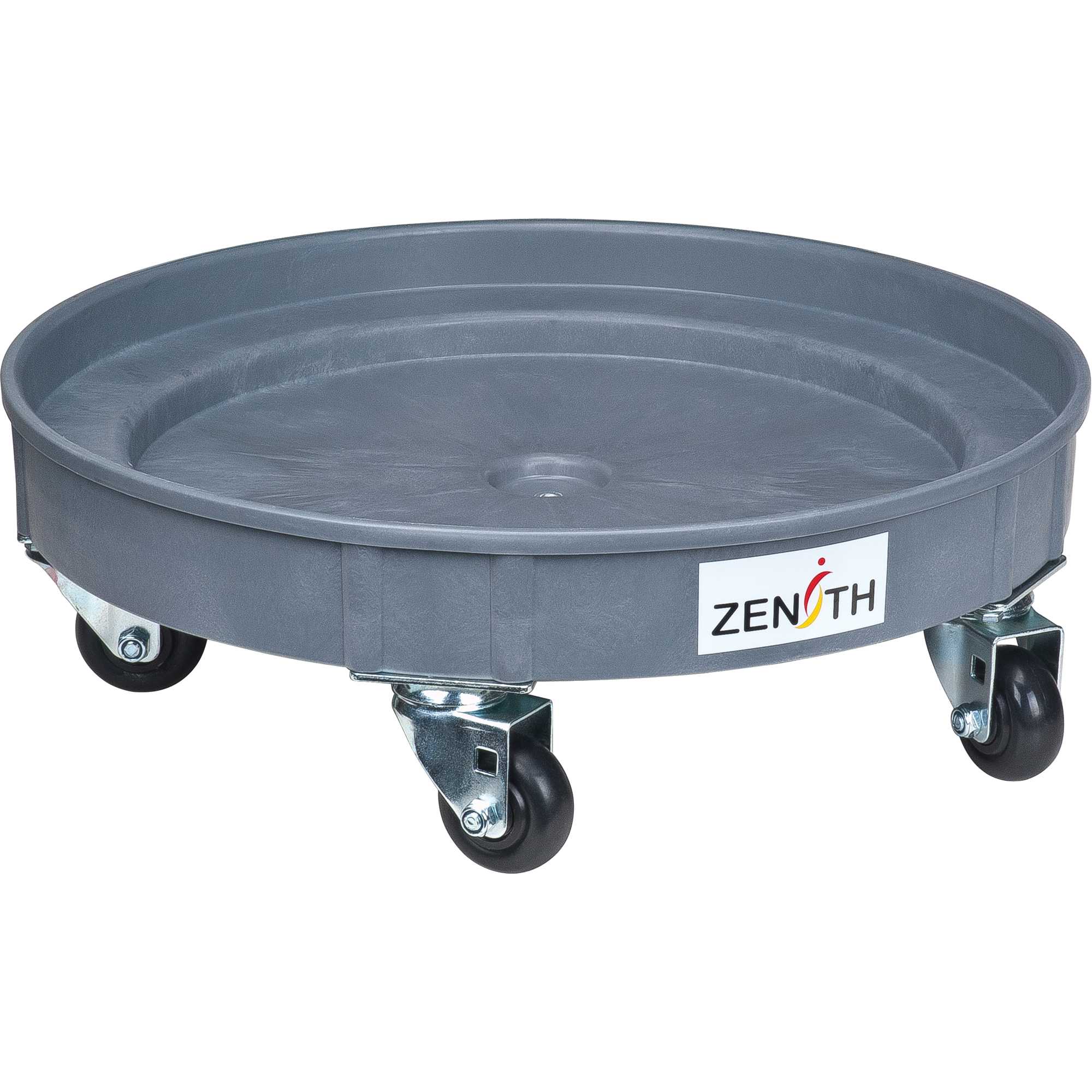Socle roulant pour baril de confinement des fuites, 24,25" dia. X 7,625" h, Cap. de déversement 1,5 gal. US