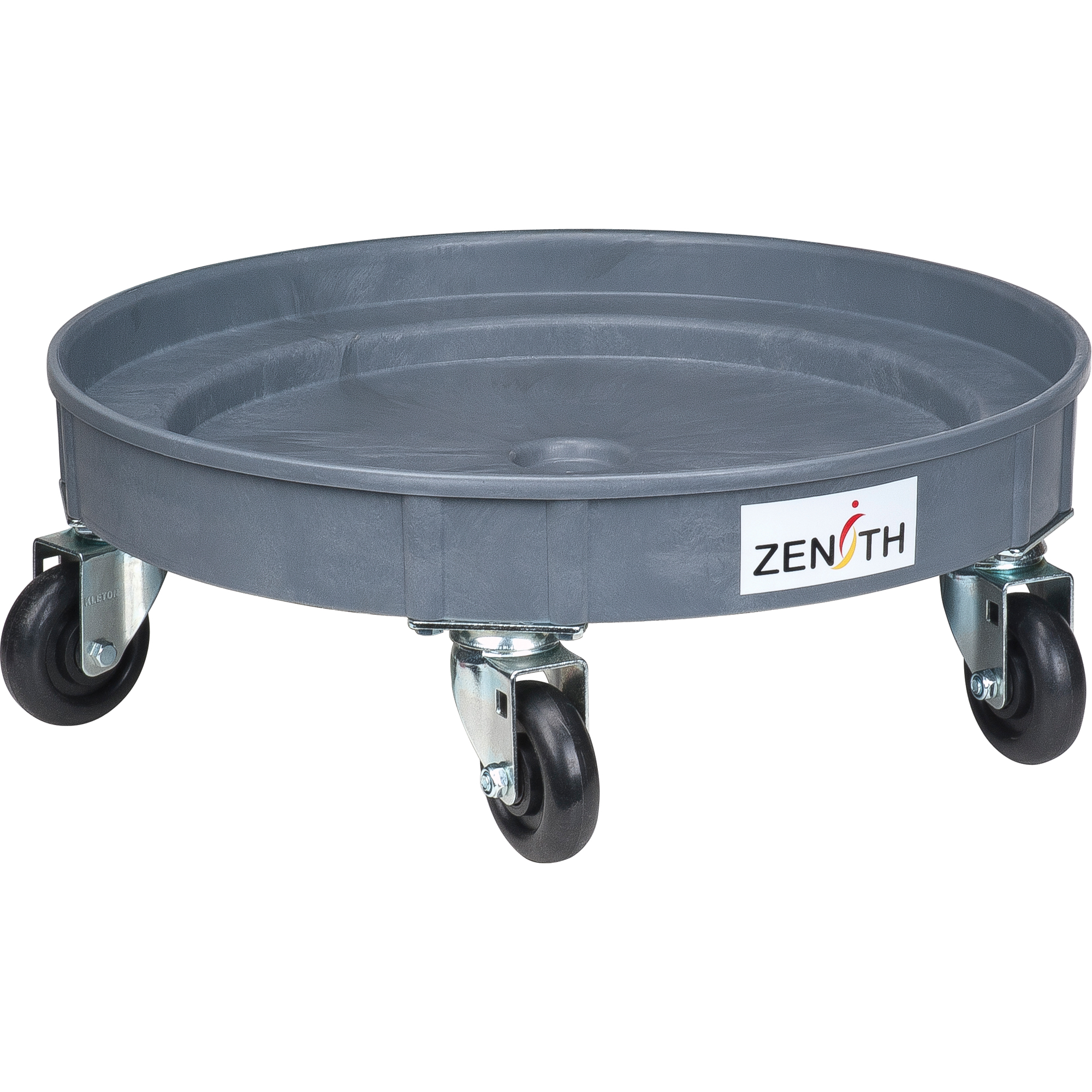 Socle roulant pour baril de confinement des fuites, 24.25" dia. X 8,625" H, Cap. de déversement 1,5 gal. US