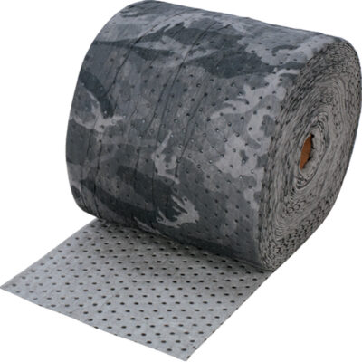 Sorbants de camouflage de première qualité, Lourd, 150' lo x 15" la, Absorption 25 gal.