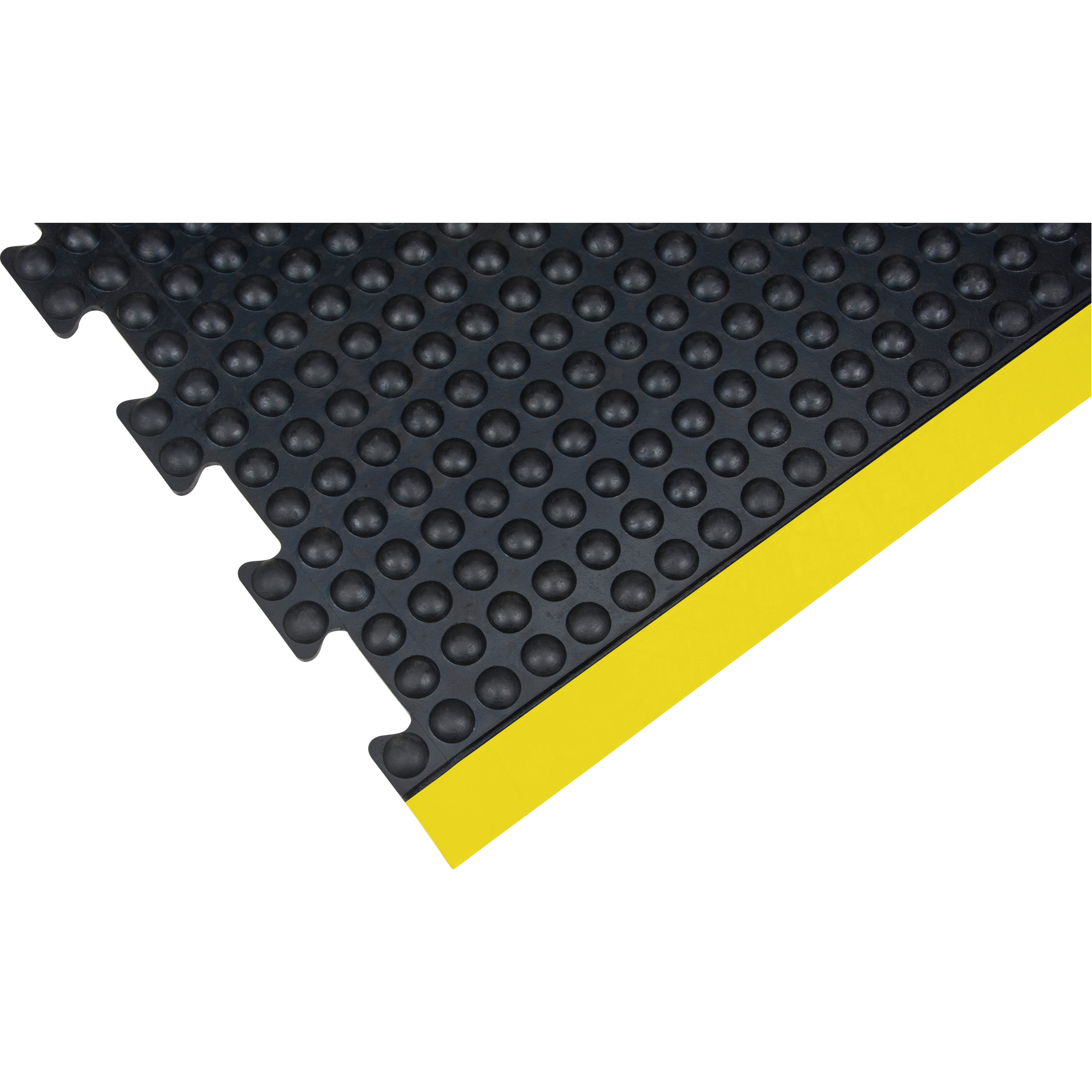 Tapis antifatigue en dôme, À bulles, 3' x 4' x 1/2", Noir, Caoutchouc