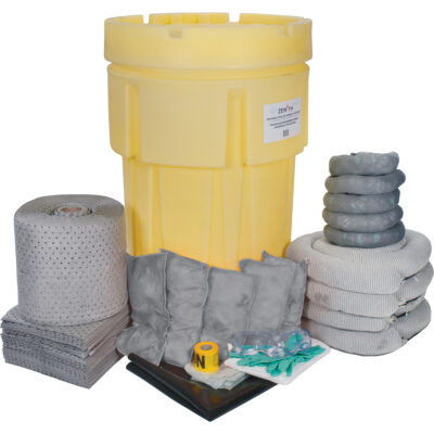 Trousse de déversements à grande capacité, Universel, Baril, Absorbance de 95 gal. US