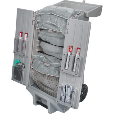 Trousse de lutte contre les déversements Tool Kaddie, Universel, Chariot, Absorbance de 30 gal. US