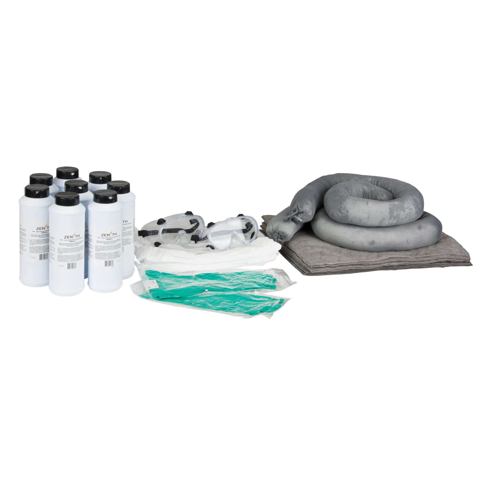 Trousse de rechange pour caustique, 20 gallons, Matières dangereuses