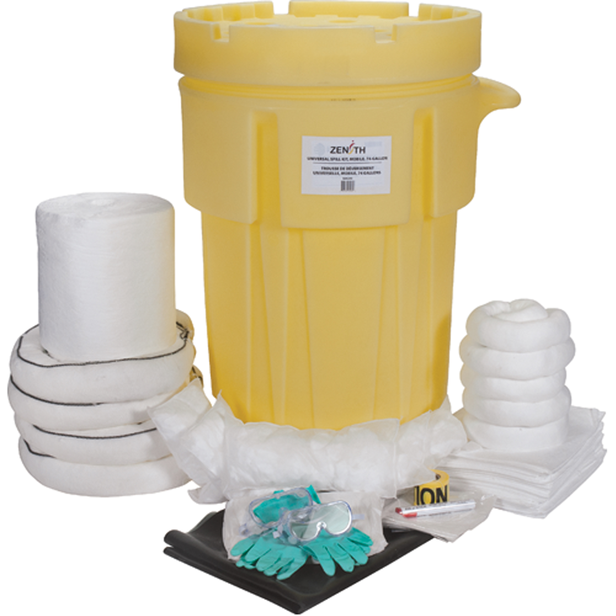 Trousse industrielle de lutte contre les déversements, Huile seulement, Overpack/Baril de récupération, Absorbance de 95 gal. US