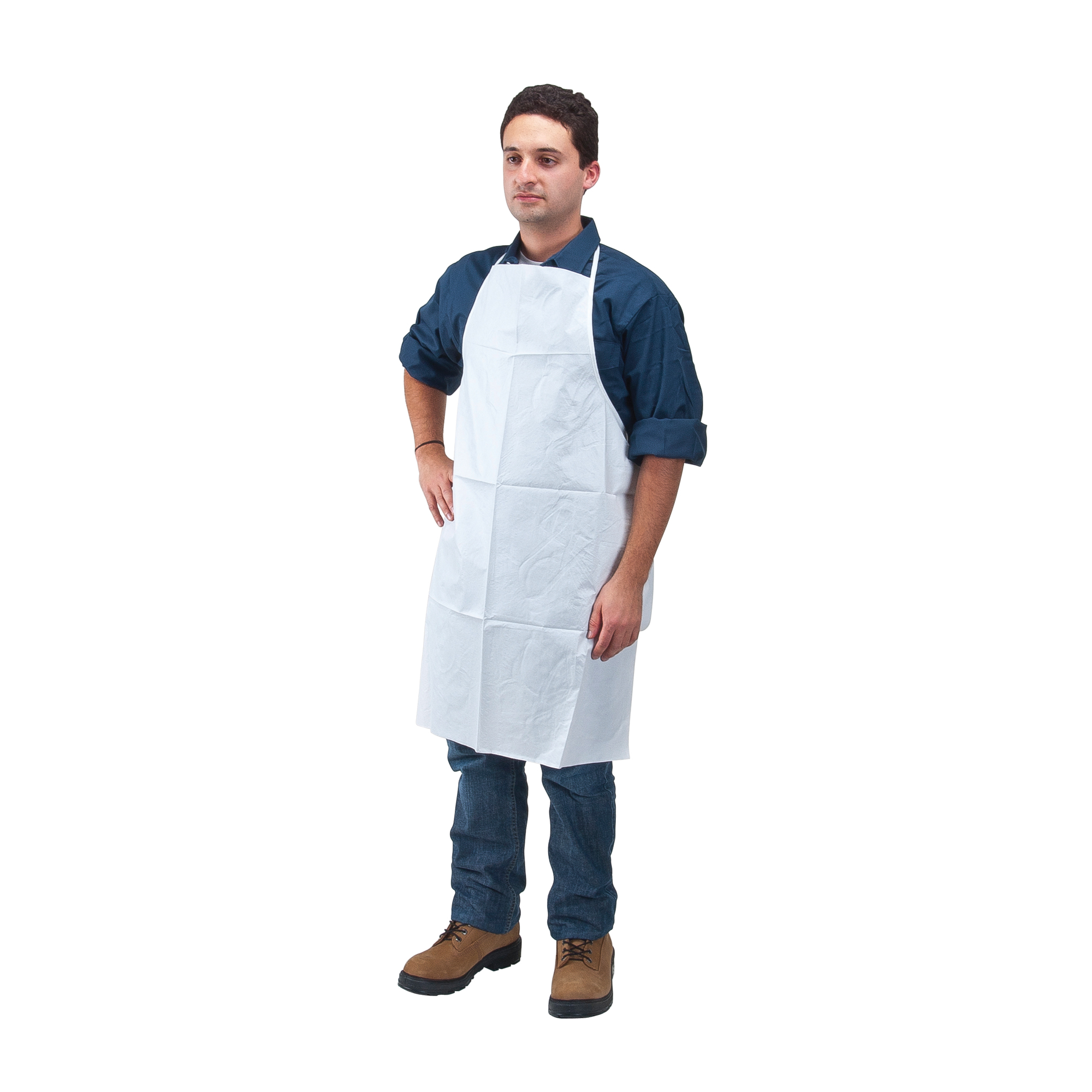 Vêtements de protection microporeux, Microporeux, Blanc, 28" la x 36" lo