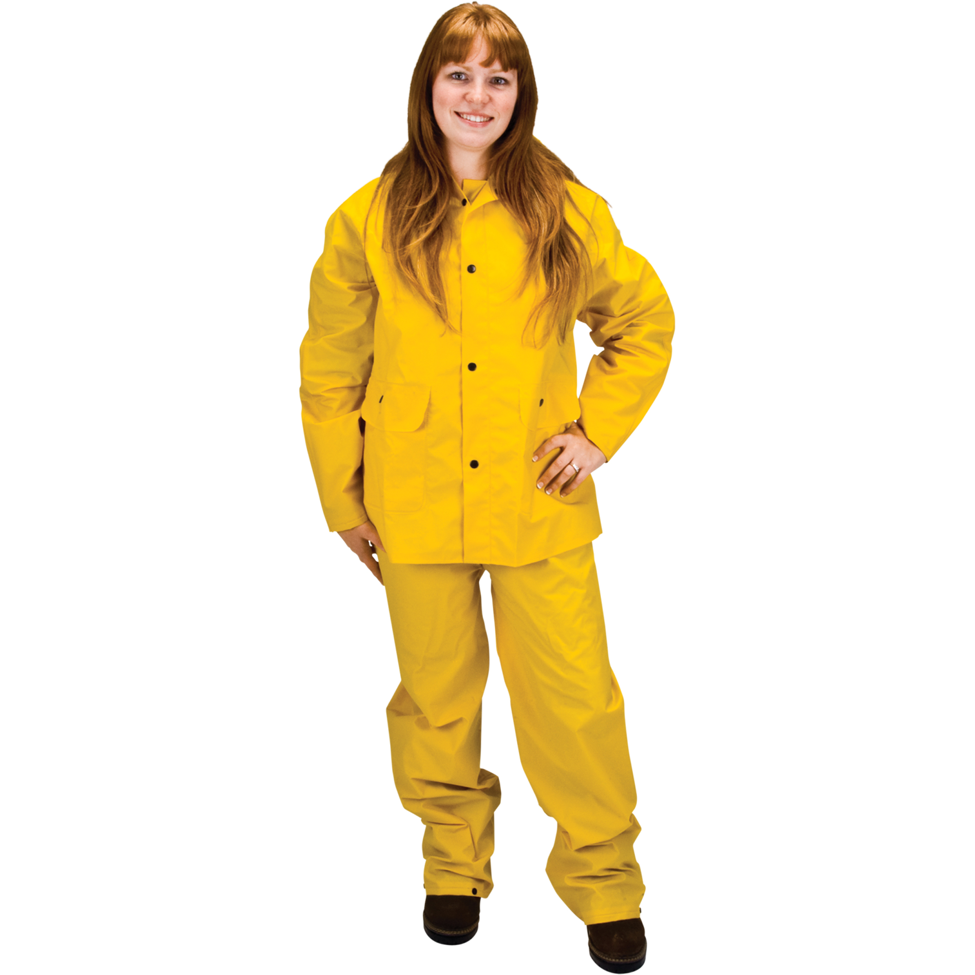 Vêtements imperméables RZ100, Polyester/PVC, T-Grand, Jaune