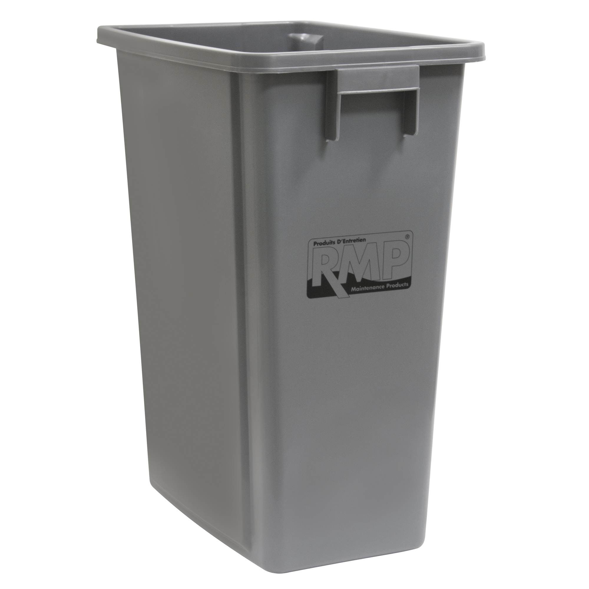 Bac à déchets et de recyclage, Plastique, 16 gal. US