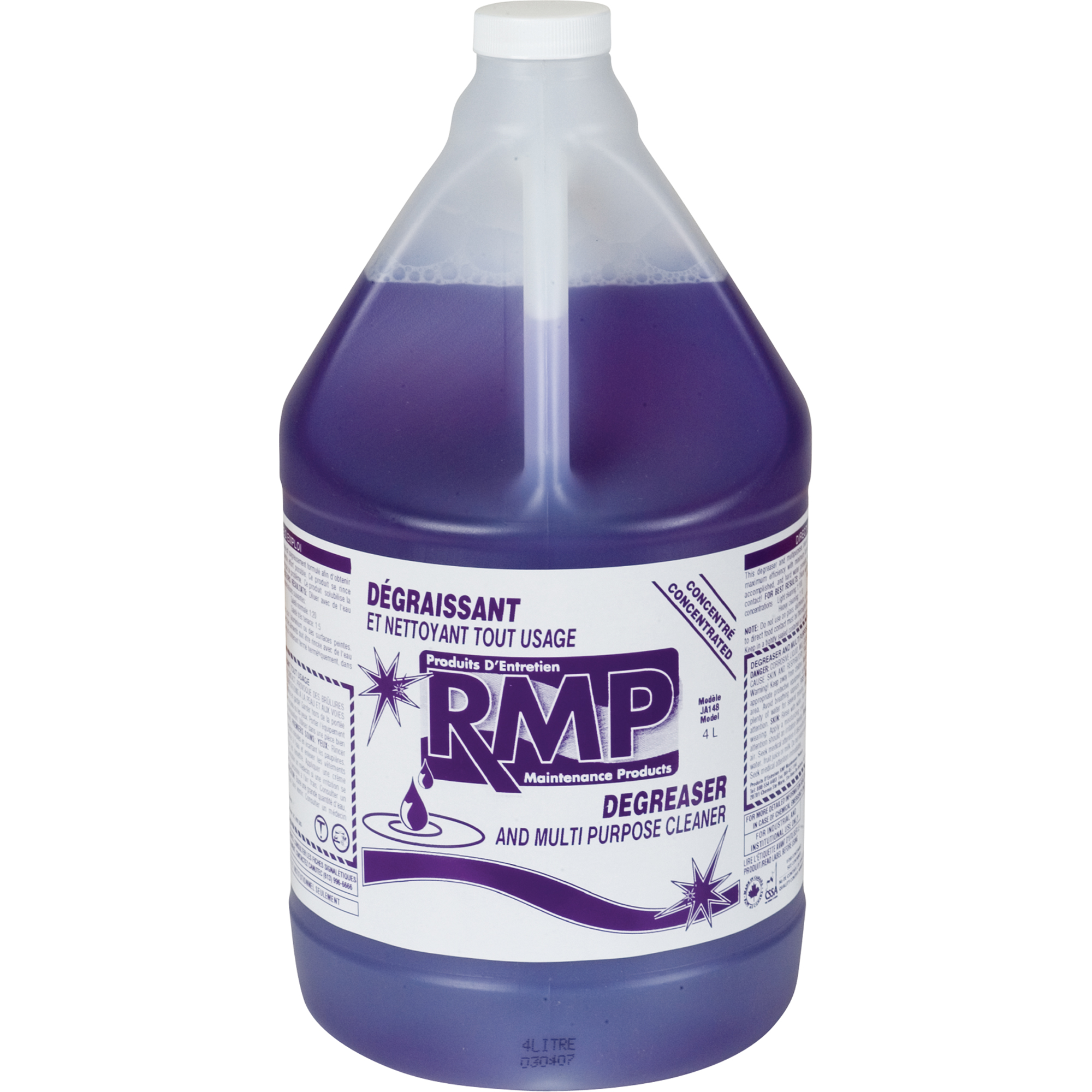 Nettoyant et dégraissant sans phosphate, 4 L, Cruche