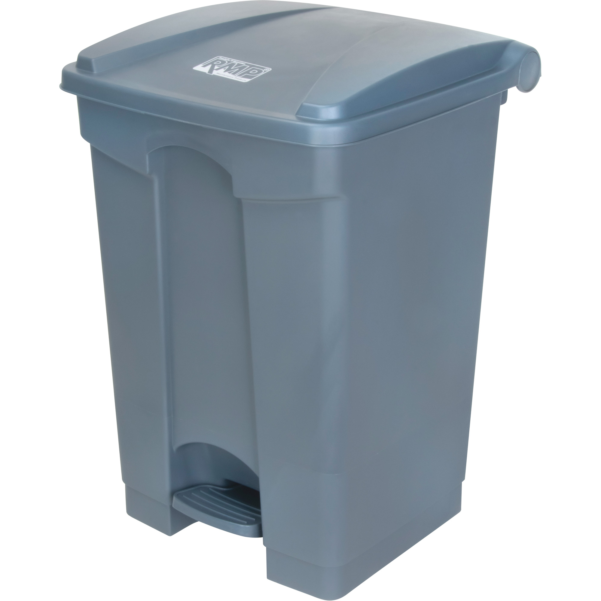 Poubelle à pédale, Plastique, Capacité 12 gal. US