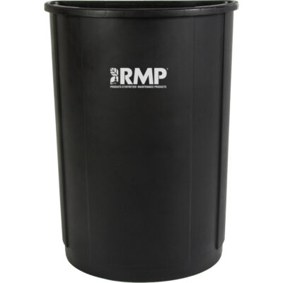 Poubelle demi-ronde, Polyéthylène, 21 gal. US