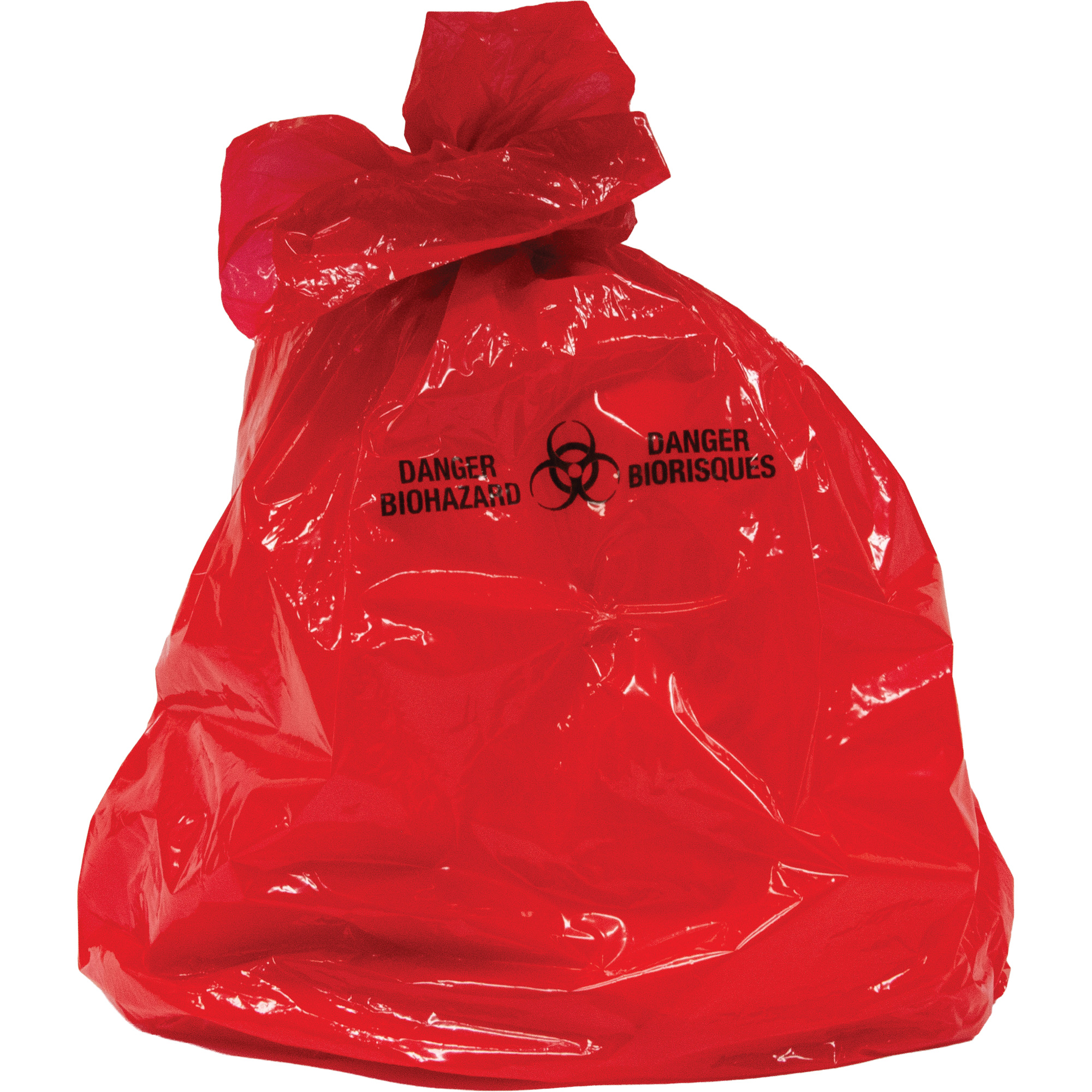 Sacs à déchets, Biorisque, 50" lo x 37" la, 2 mils – Image 2