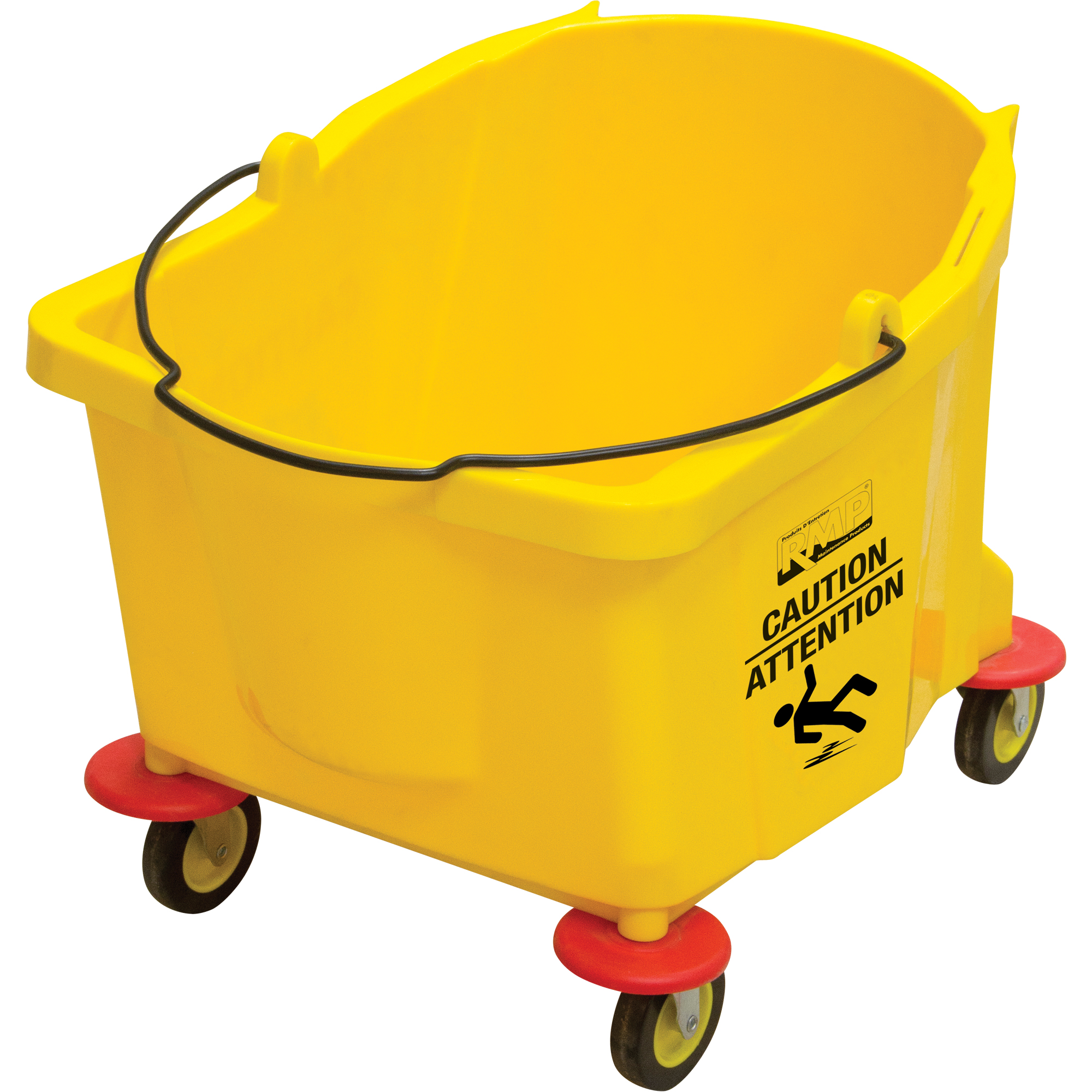 Seau pour vadrouille, Capacité de 9.5 gal. US (38 pintes), Jaune