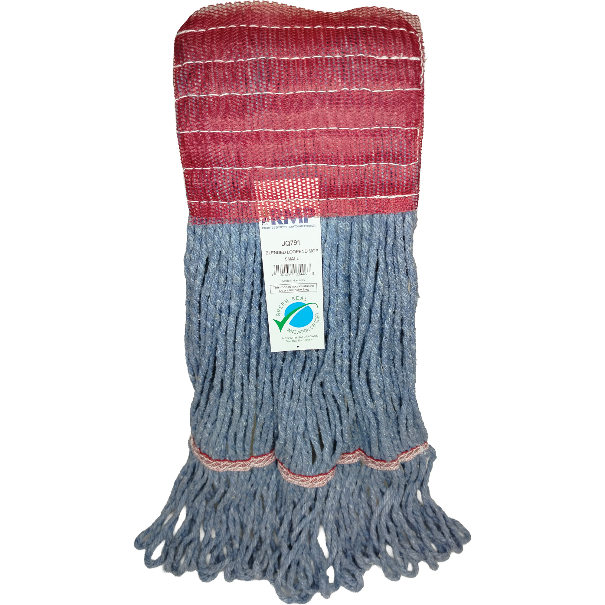 Tête de vadrouille à bande large, Antimicrobien/Finition de plancher/Spécialisé, Coton/Rayonne/Synthétique, Style Boucle