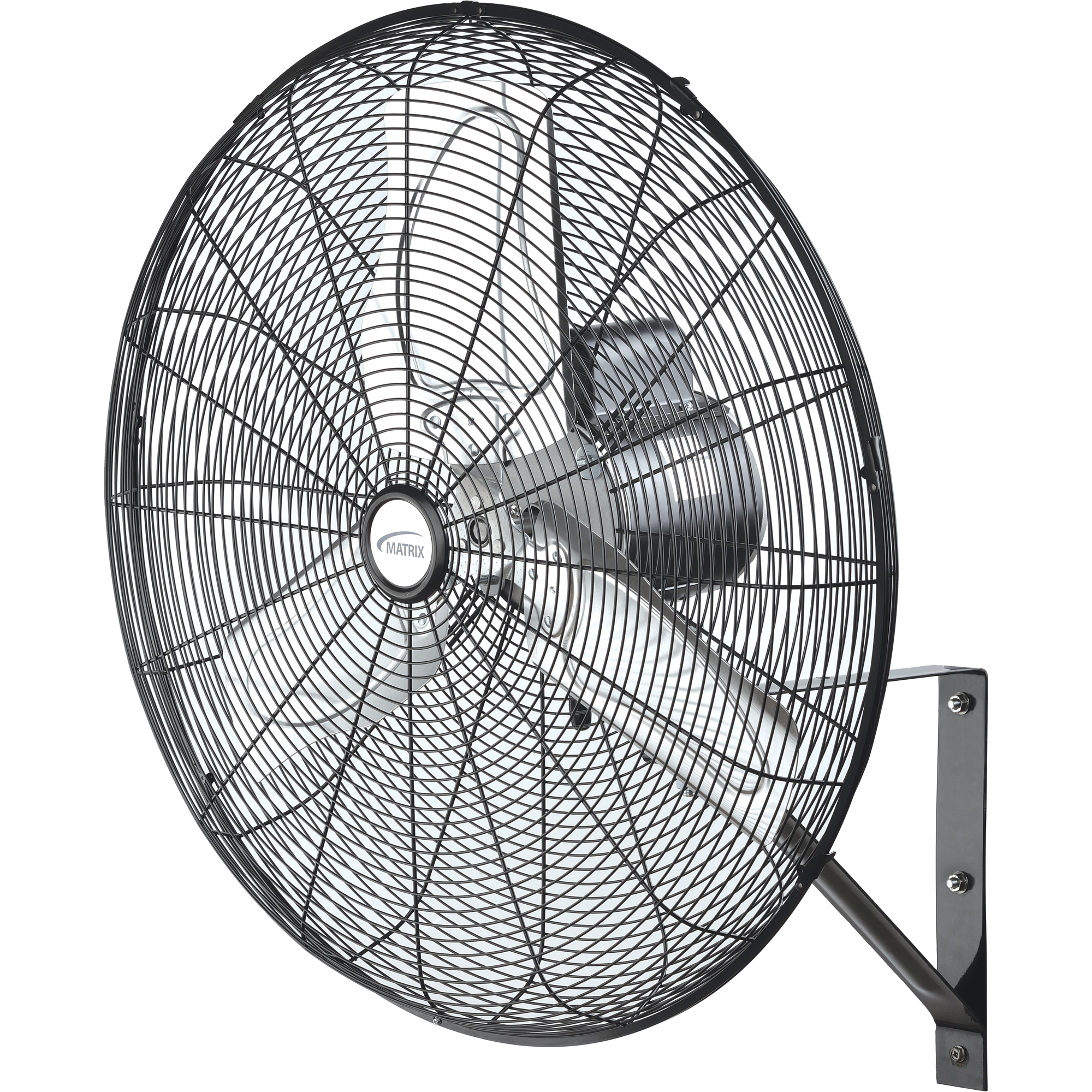 Ventilateur mural non-oscillant, Industriel, 2 vitesses, Diamètre de 24"