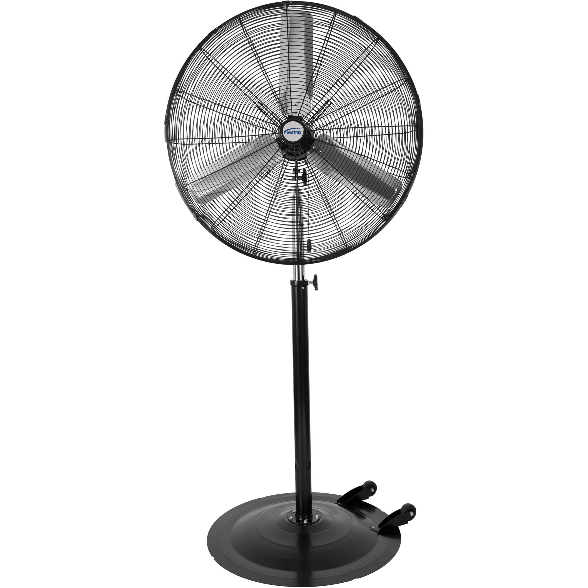Ventilateur non oscillant sur socle avec roulettes, Industriel, 3 Vitesses, Diamètre de 30"