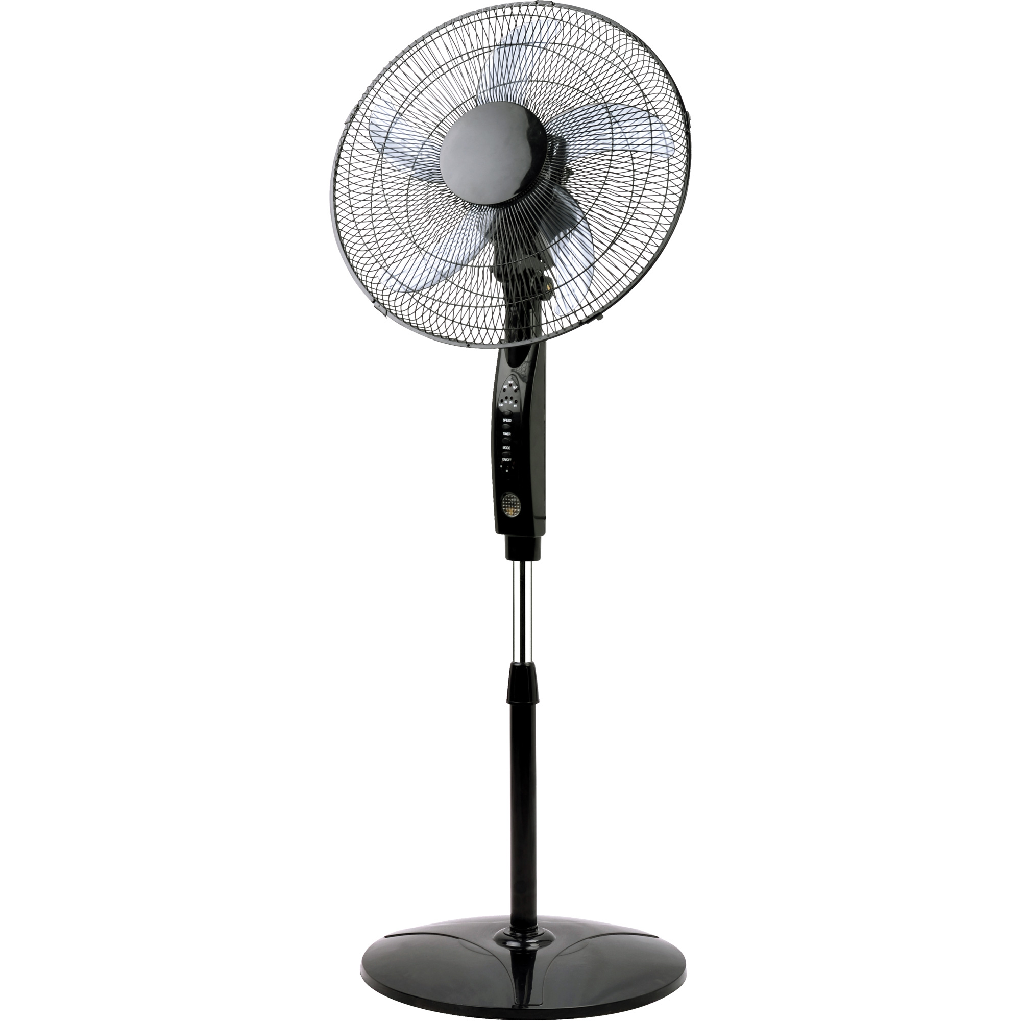 Ventilateur oscillant sur pied avec télécommande, Commercial, 3 Vitesses, Diamètre de 16"