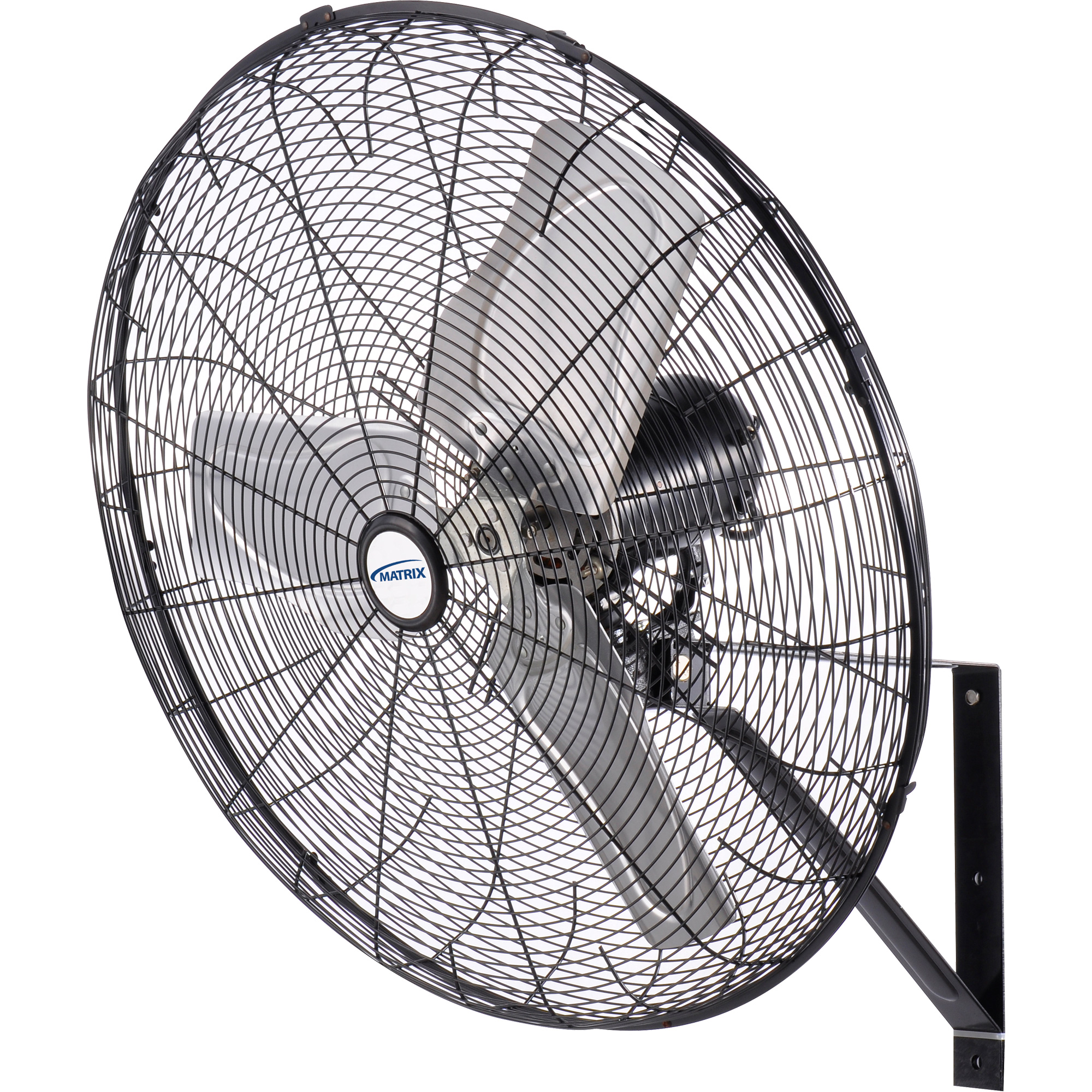Ventilateur oscillant sur socle avec vaporisation à moteur étanche à l'eau, Industriel, 3 vitesses, Diamètre de 30"