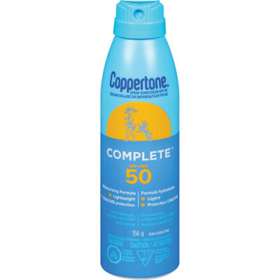 Protection solaire complète CoppertoneMD, FPS 50, Vaporisateur