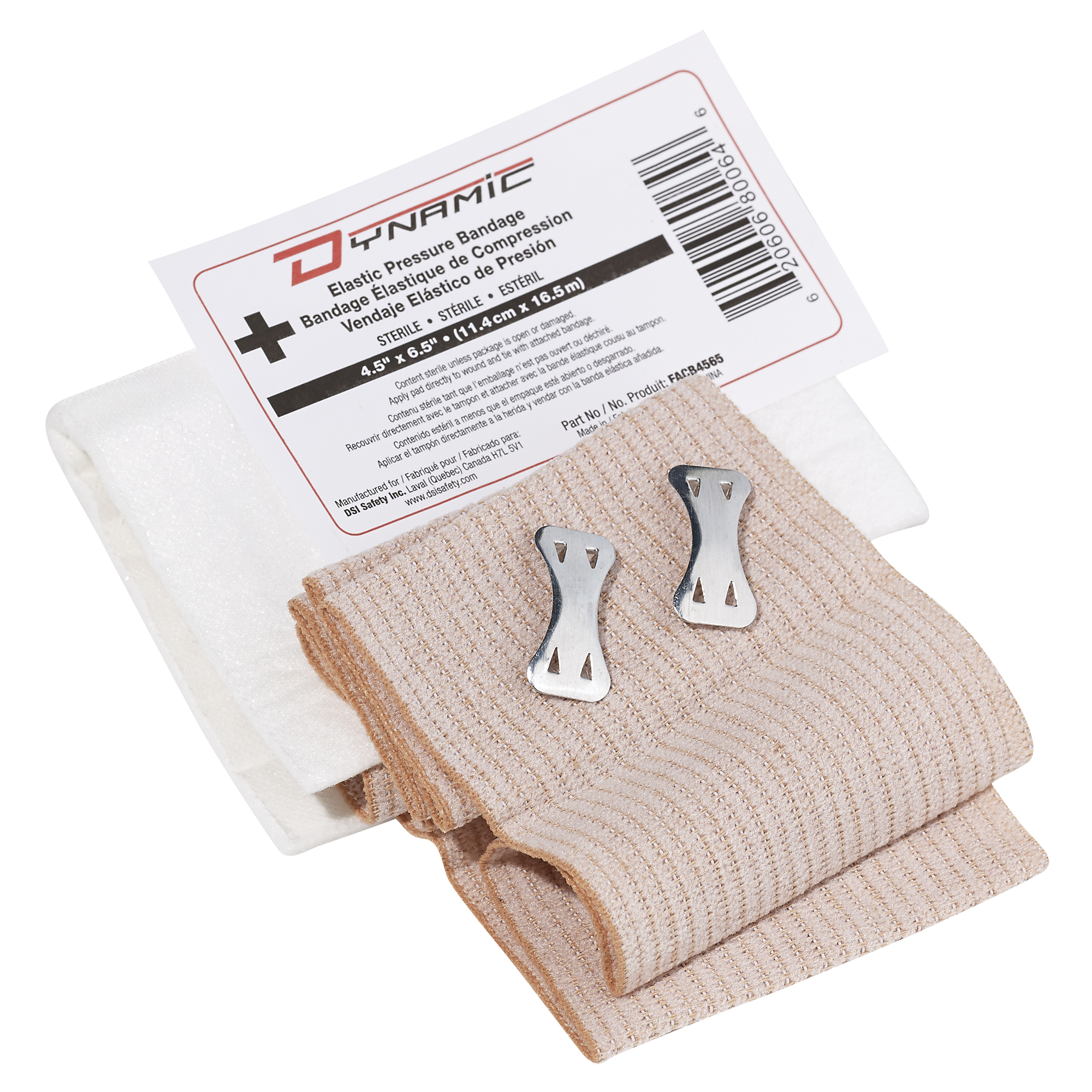 Bandage compressif élastique DynamicMC, 4-1/2" lo x 6" la