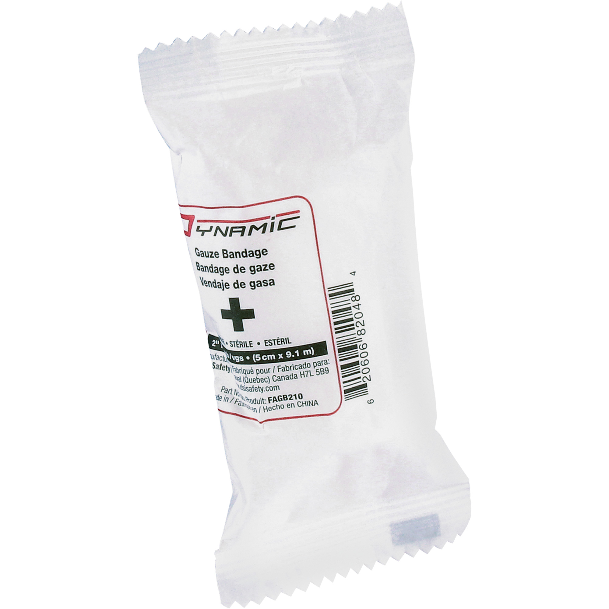 Bandages de gaze DynamicMC, Rouleau, 30' lo x 2" la, Stérile, Dispositif médical Classe 1