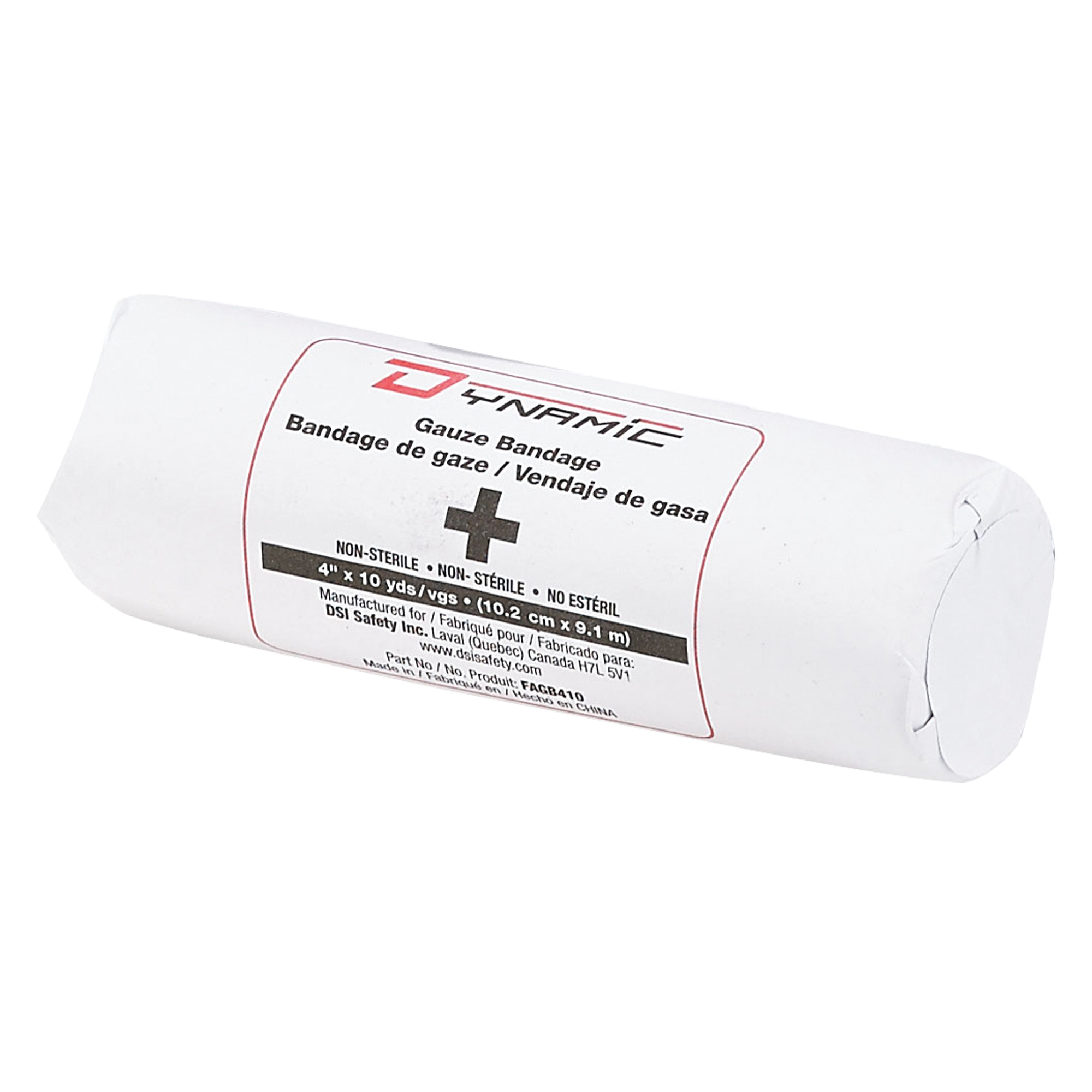 Bandages de gaze DynamicMC, Rouleau, 30' lo x 4" la, Stérile, Dispositif médical Classe 1