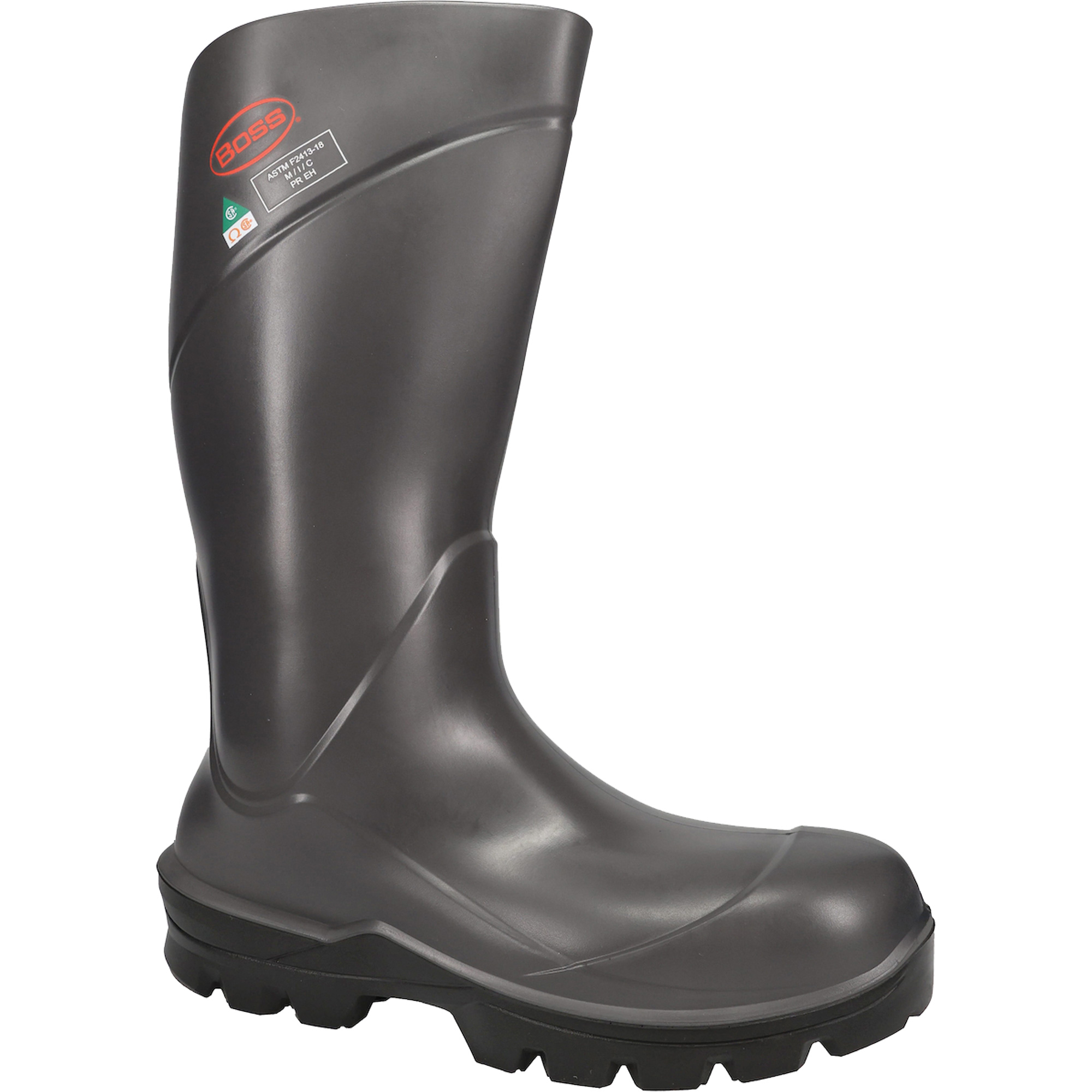 Bottes de sécurité intégrales BossMD Footwear, Polyuréthane, Embout Acier, Taille 15, Imperméable