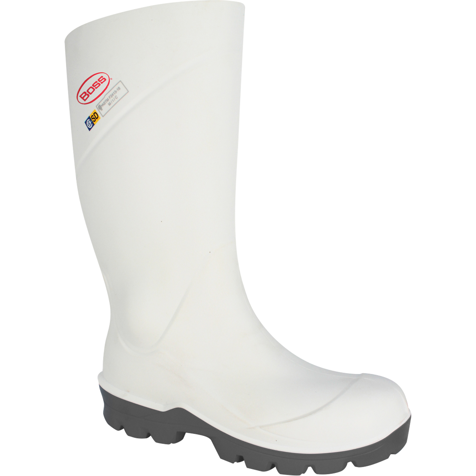 Bottes de transformation alimentaire BossMD, Polyuréthane, Embout Acier, Taille 6, Imperméable