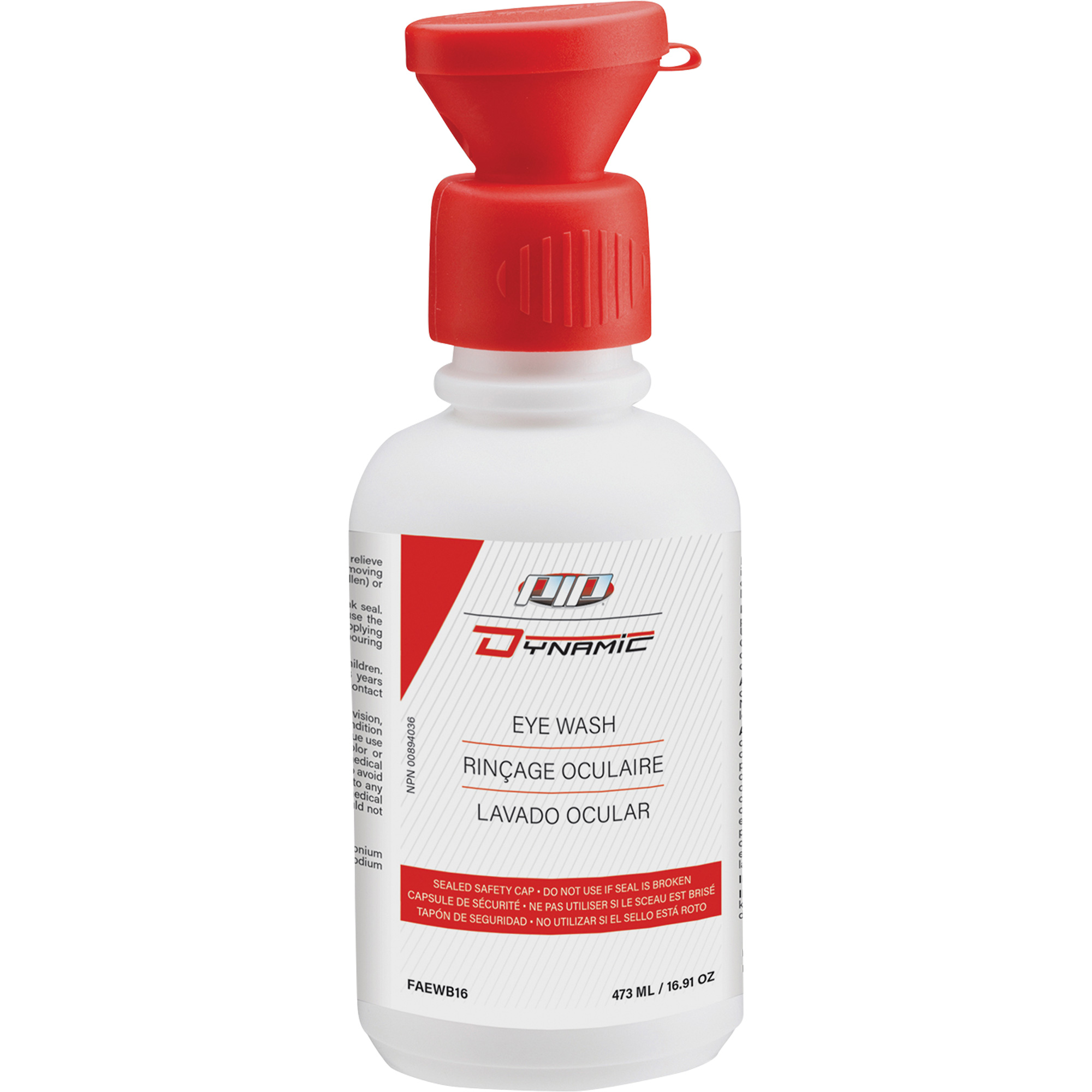 Bouteille pour douche oculaire DynamicMC, Bouteille Vide, 16 oz