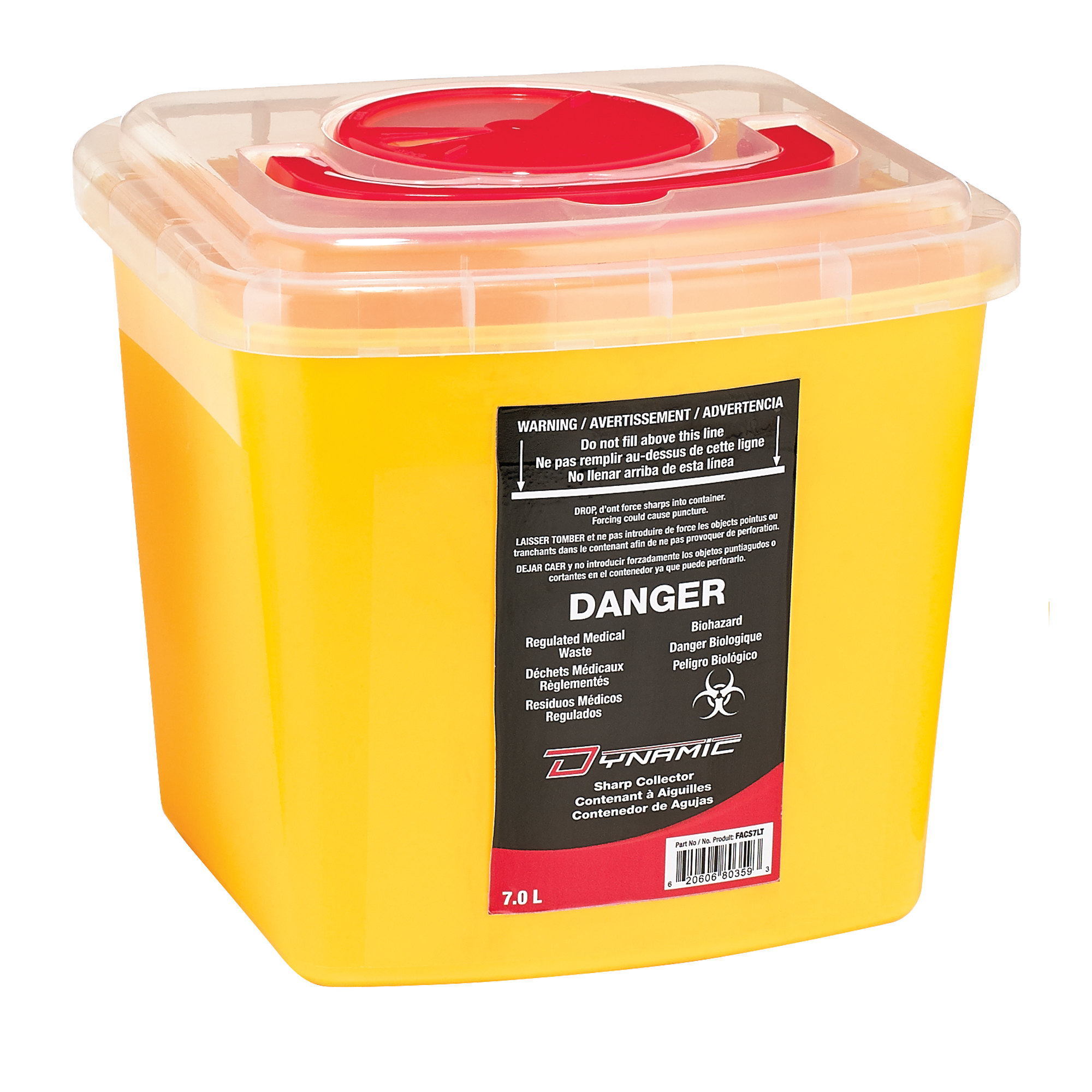 Contenant SharpsMD DynamicMC, Capacité de 7 L