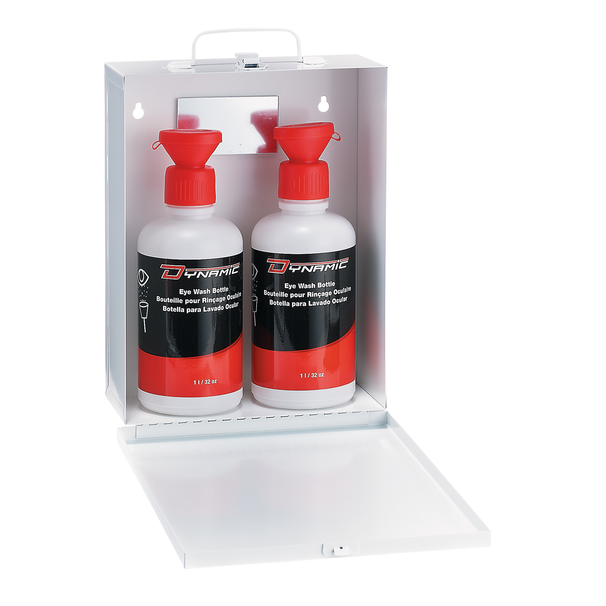 Douche oculaire avec bouteilles vides DynamicMC, Double