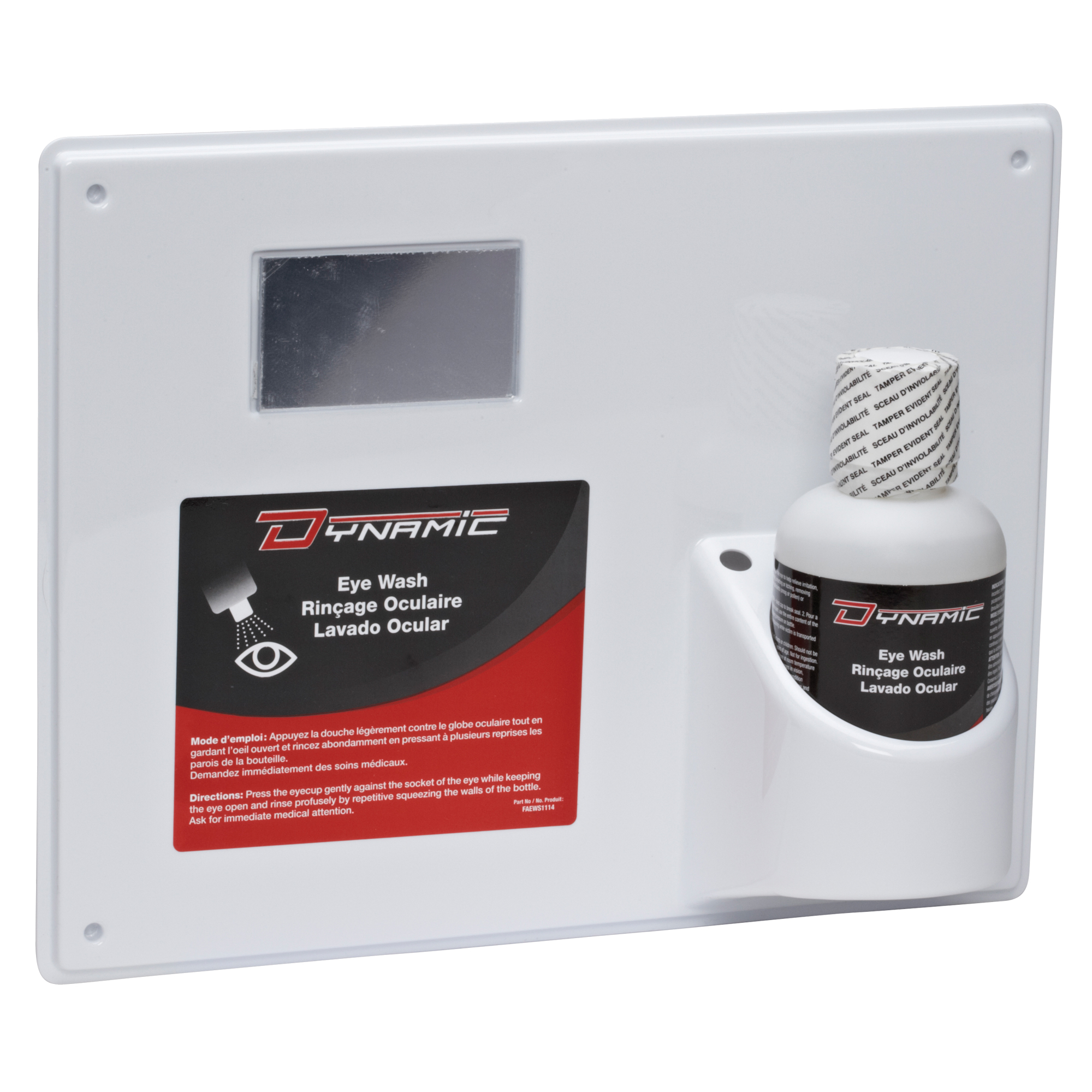 Douche oculaire avec solution isotonique DynamicMC, Simple