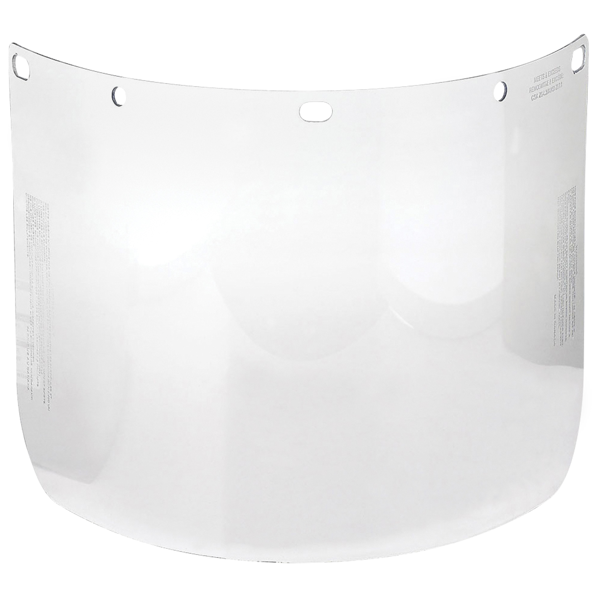 Écran facial formé DynamicMC, Copolyester/PETG, Teinte Transparent