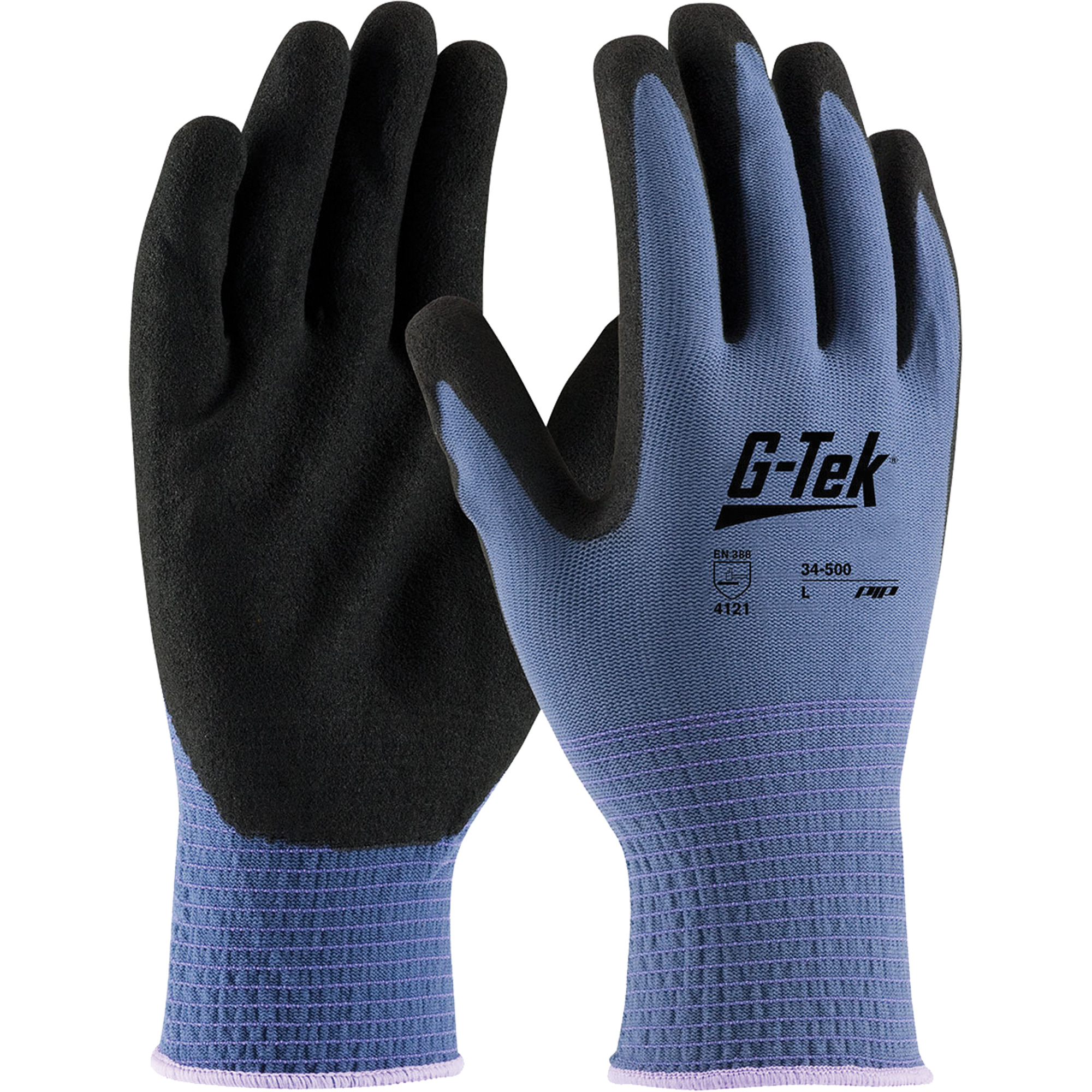 Gants enduits G-TekMD GPMC, T-Grand, Rêvetement Nitrile, Calibre 13, Enveloppe en Nylon