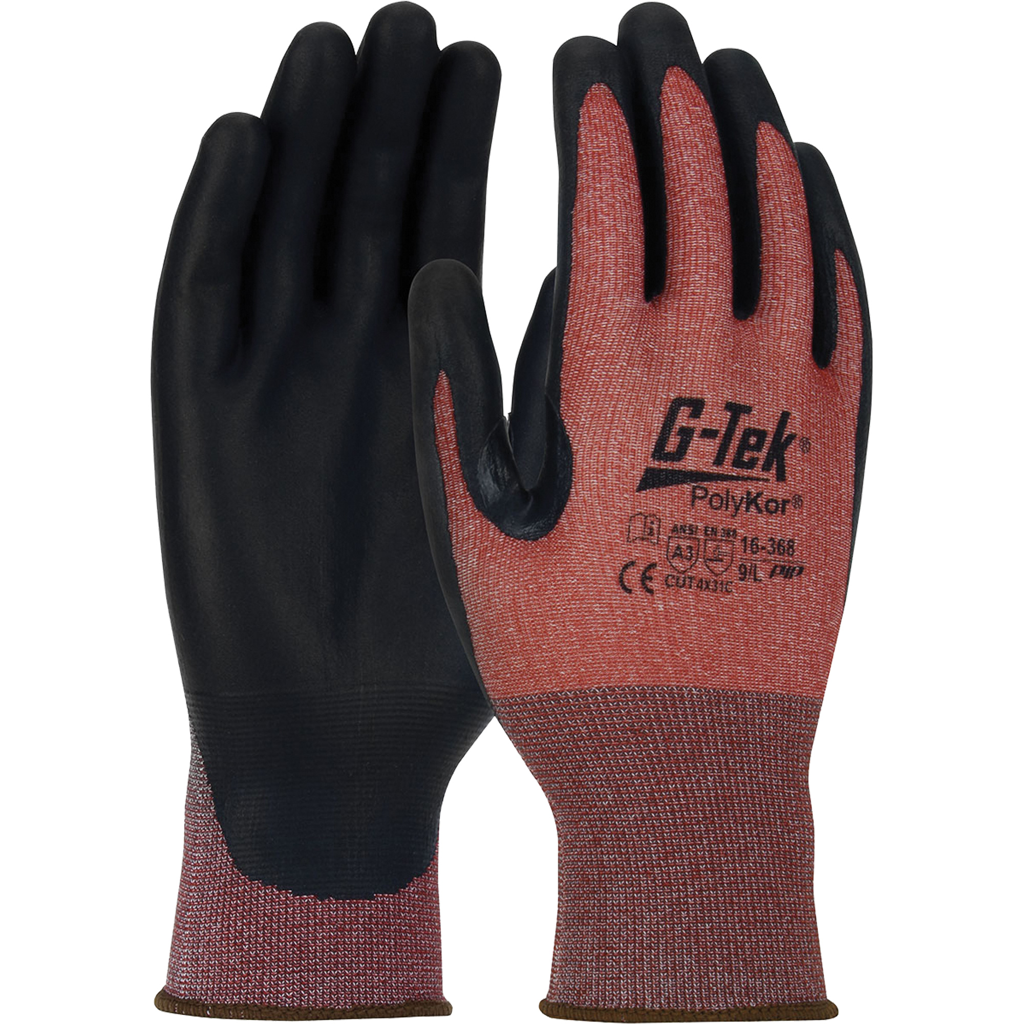 Gants résistants aux coupures G-TekMD PolyKorMD X7MC NeuromaMD, Taille 2T-Grand, Calibre 18, Revêtement Polyuréthane, Enveloppe en Polyéthylène, ASTM ANSI niveau A3/EN 388 niveau C