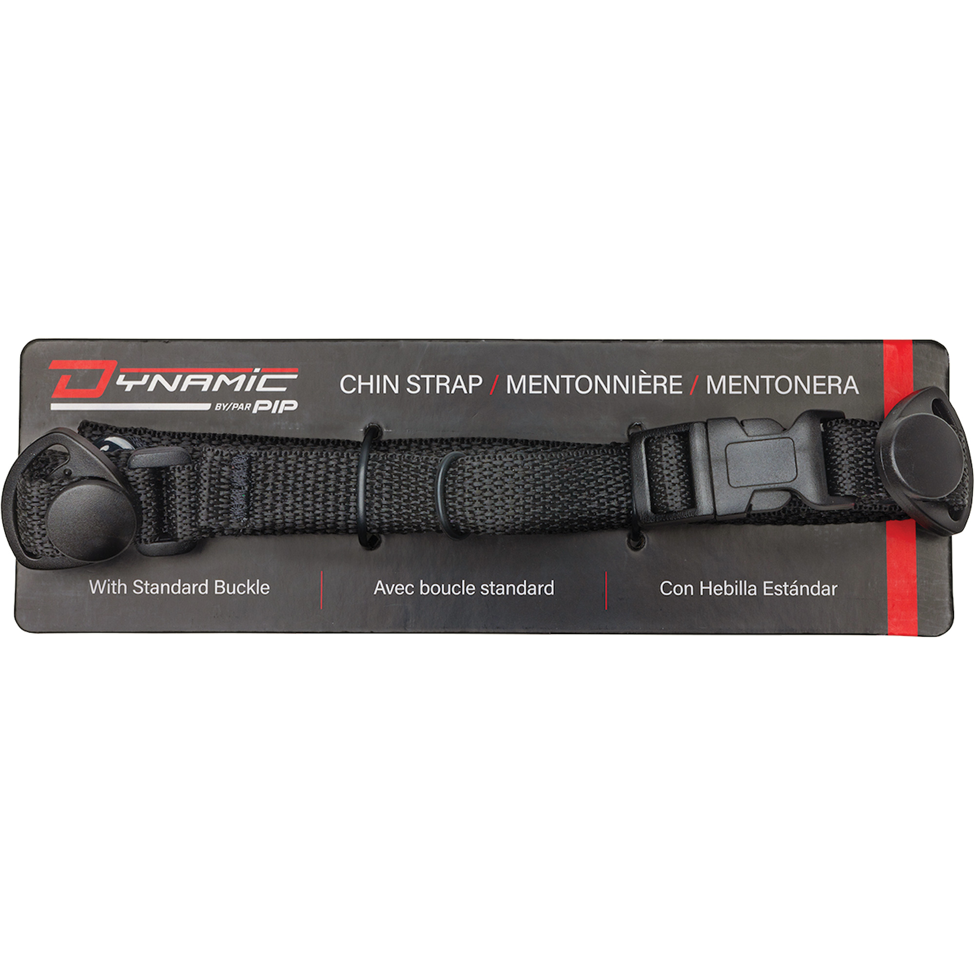 Mentonnière à quatre points avec agrafe standard