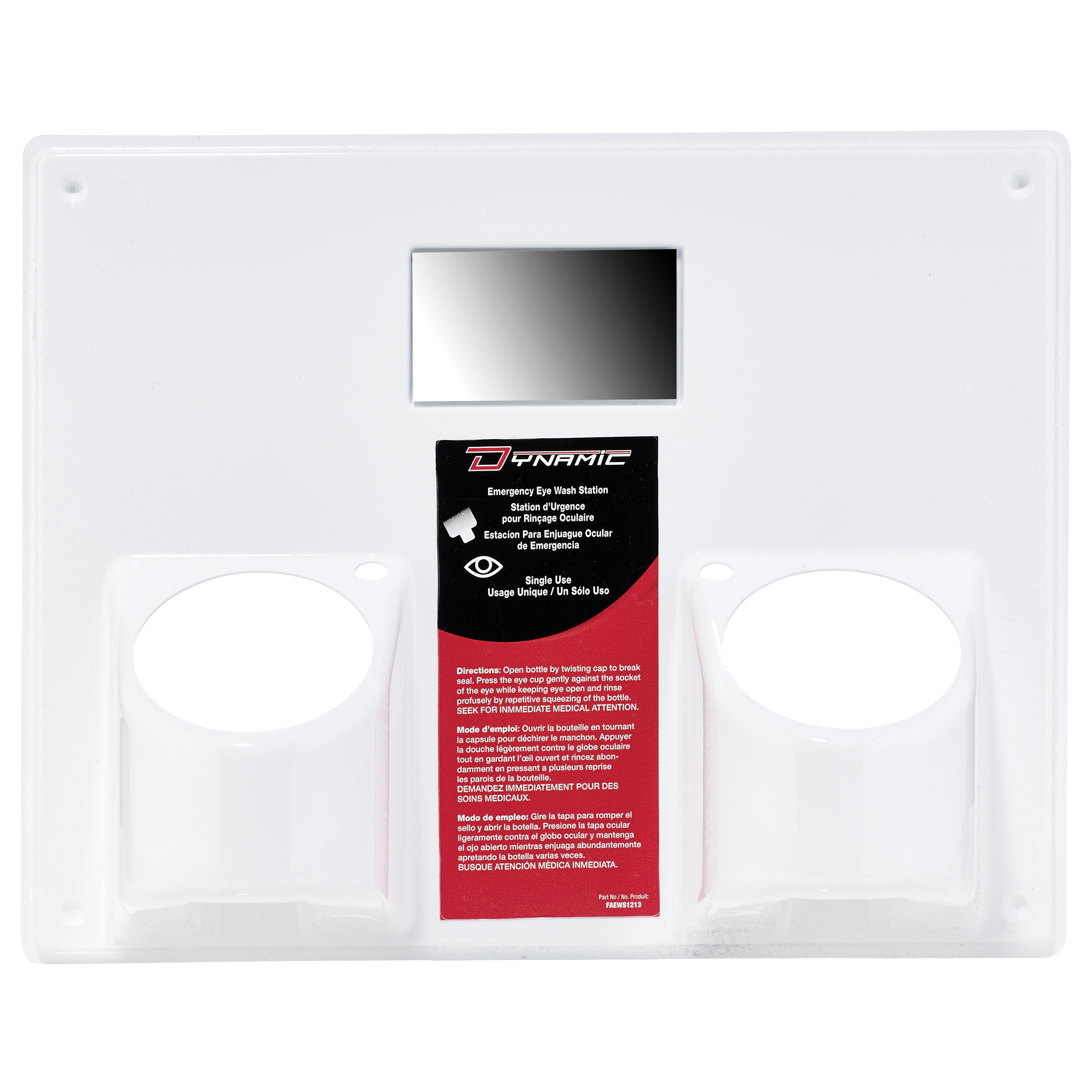 Panneau pour douche oculaire DynamicMC