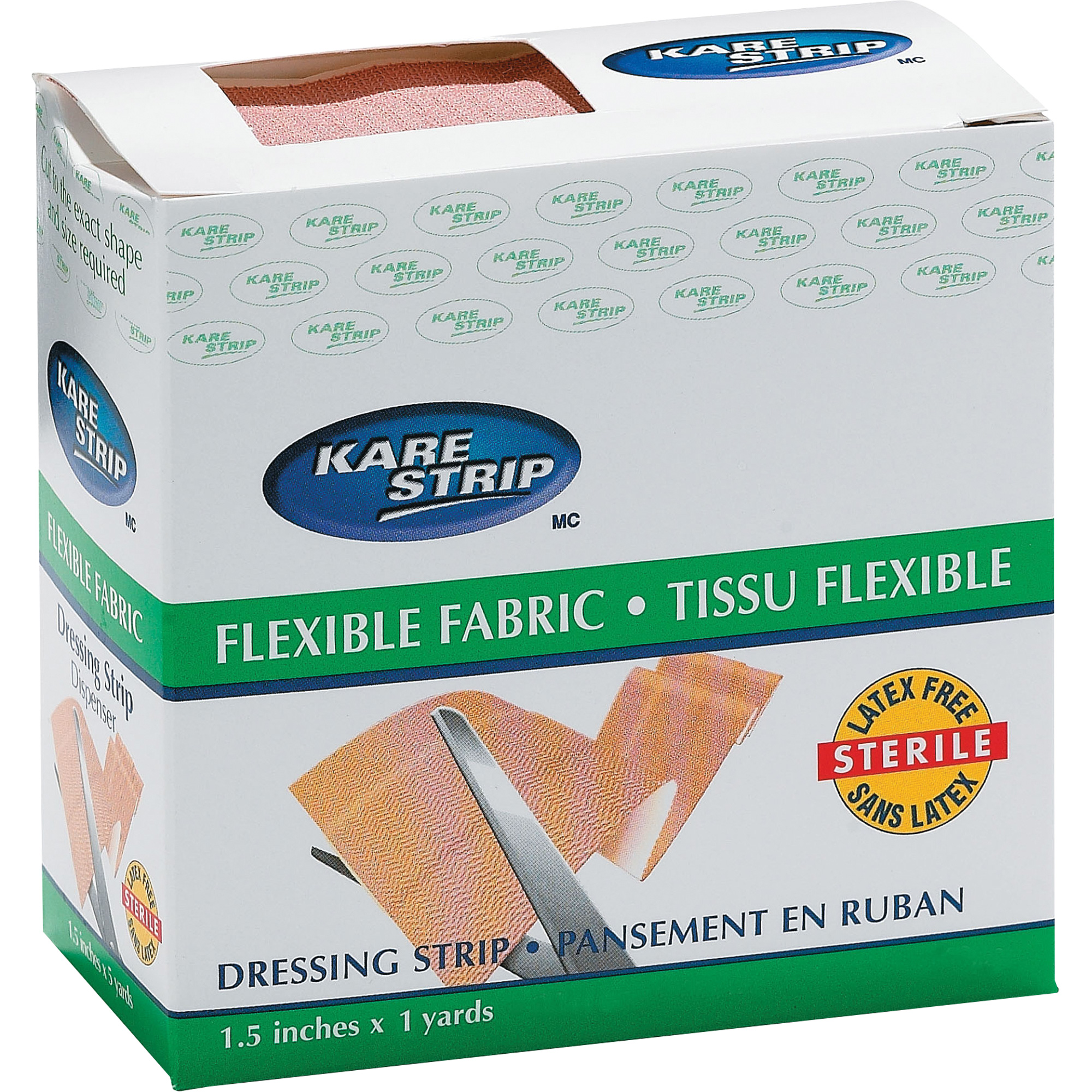 Pansement élastique DynamicMC, Rectangulaire/carrée, 36", Tissu, Non stérile
