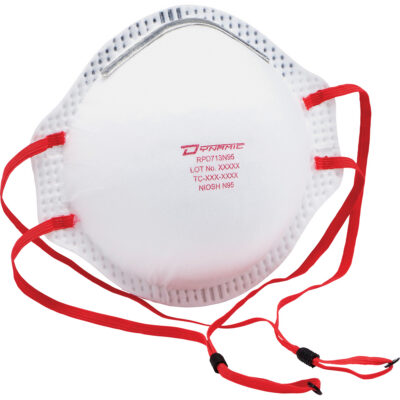 Respirateur contre les particules DynamicMC, N95, Certifié NIOSH, Taille unique