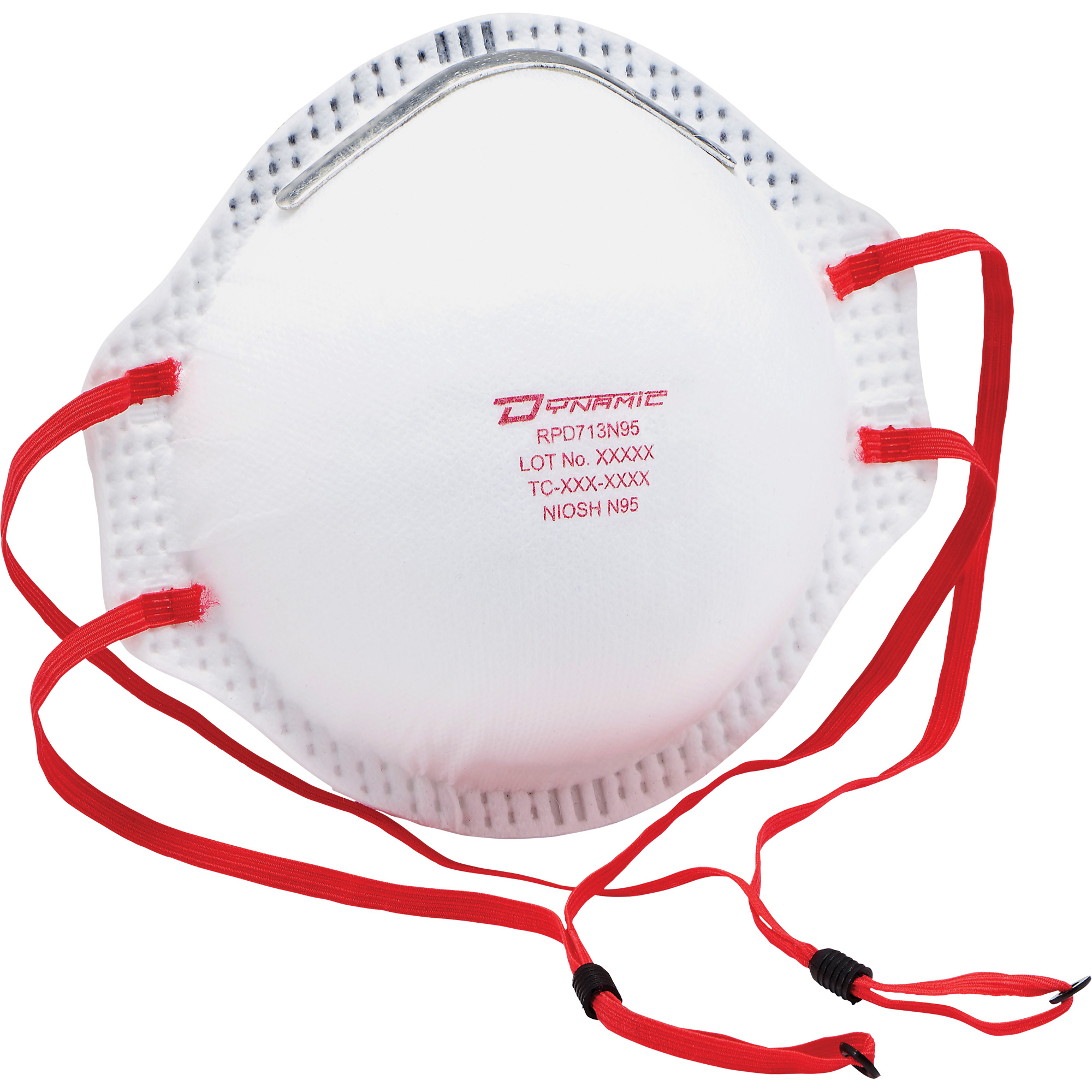 Respirateur contre les particules DynamicMC, N95, Certifié NIOSH, Taille unique