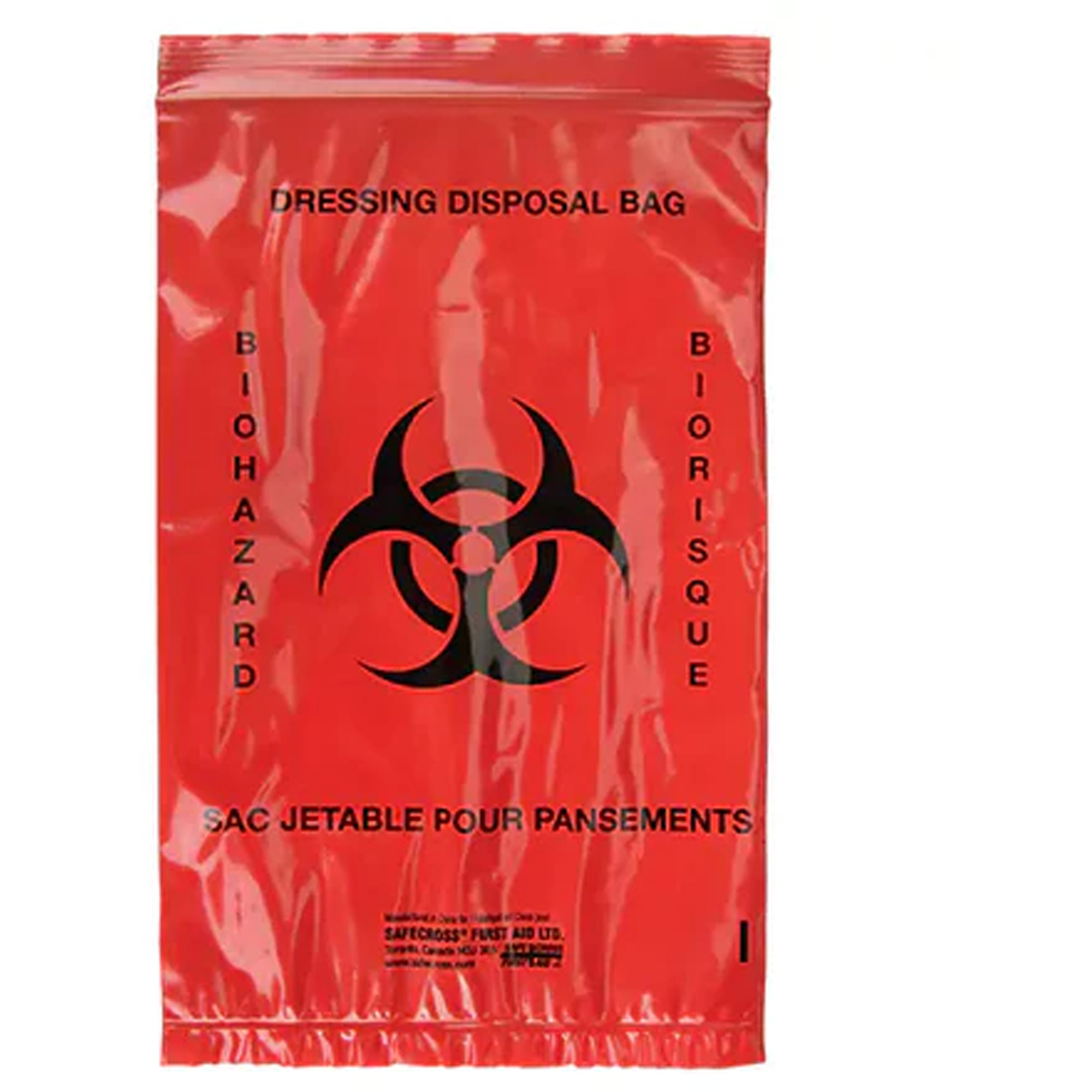 Sacs pour déchets dangereux DynamicMC, Biorisque, 9" lo x 6" la, 2,0 mils