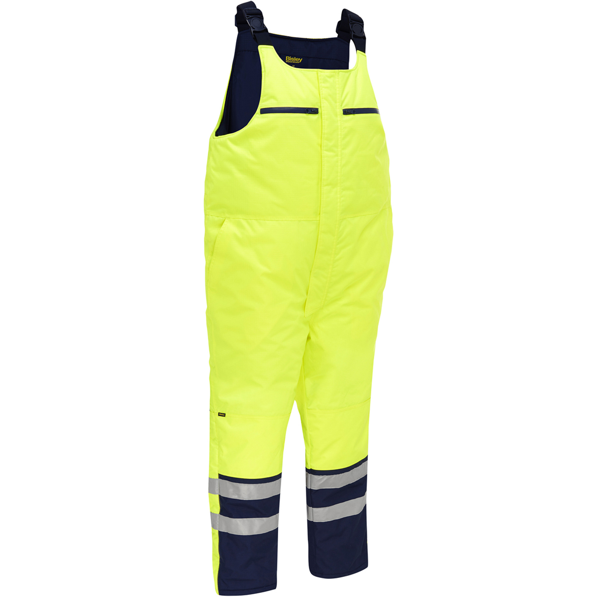 Salopette pour le froid extrême BisleyMD, Polyester, 4T-Grand, Jaune lime haute visibilité