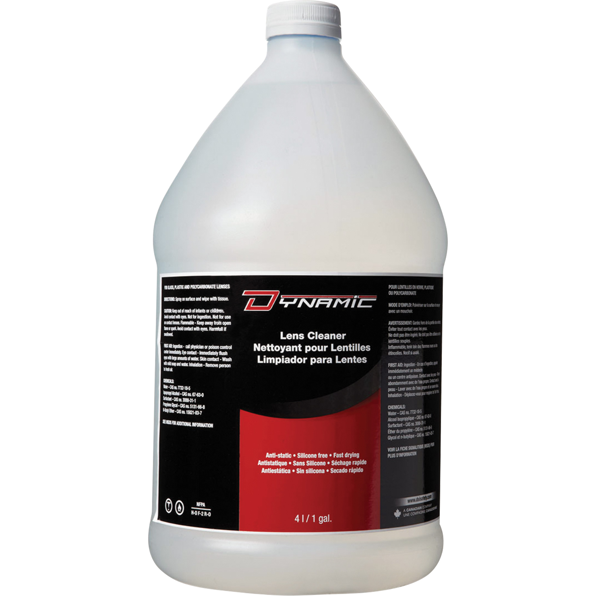 Solution antibuée pour nettoyer les lentilles DynamicMC, 4 L