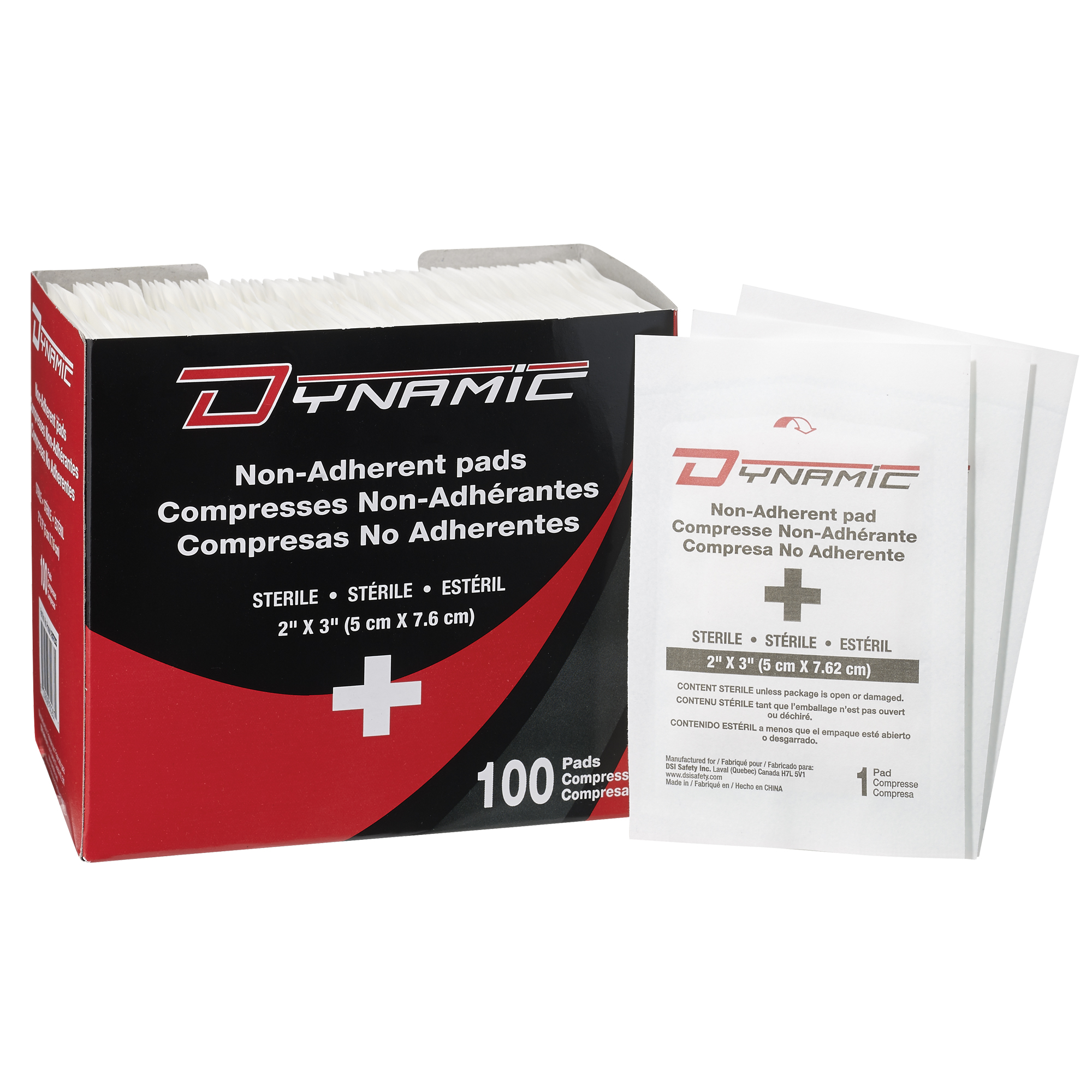 Tampons non adhérent DynamicMC